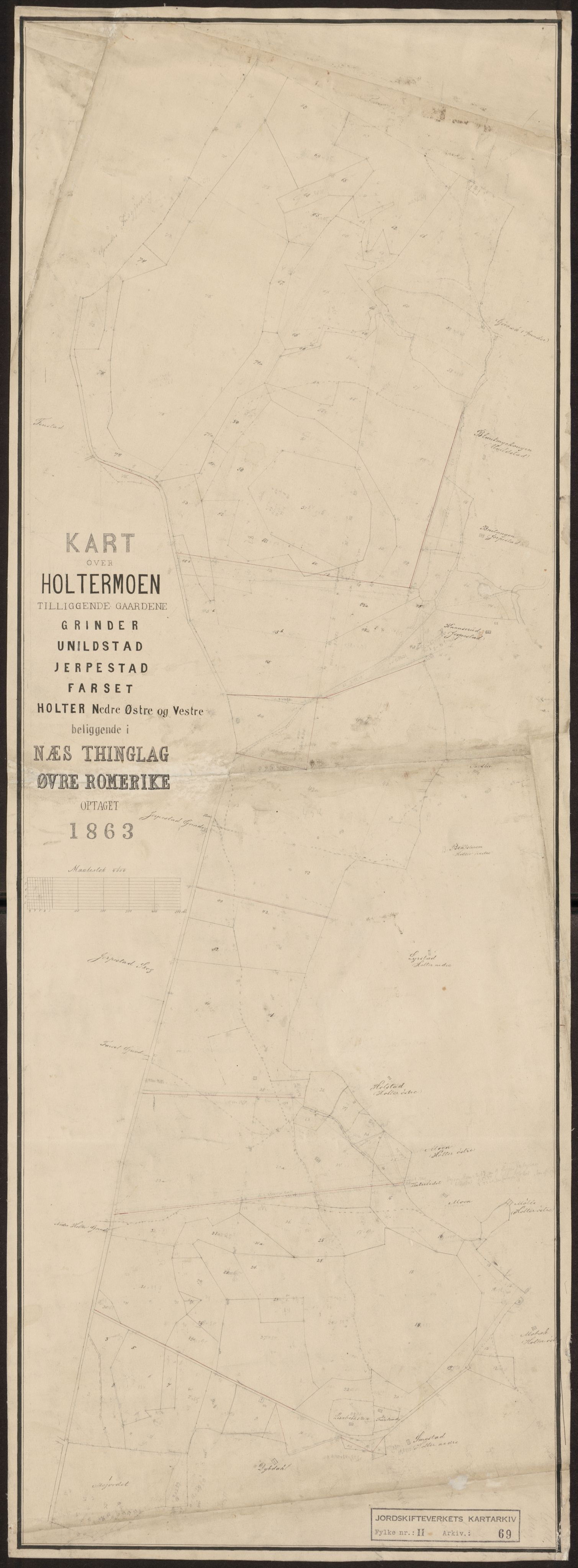 Jordskifteverkets kartarkiv, RA/S-3929/T, 1859-1988, p. 95