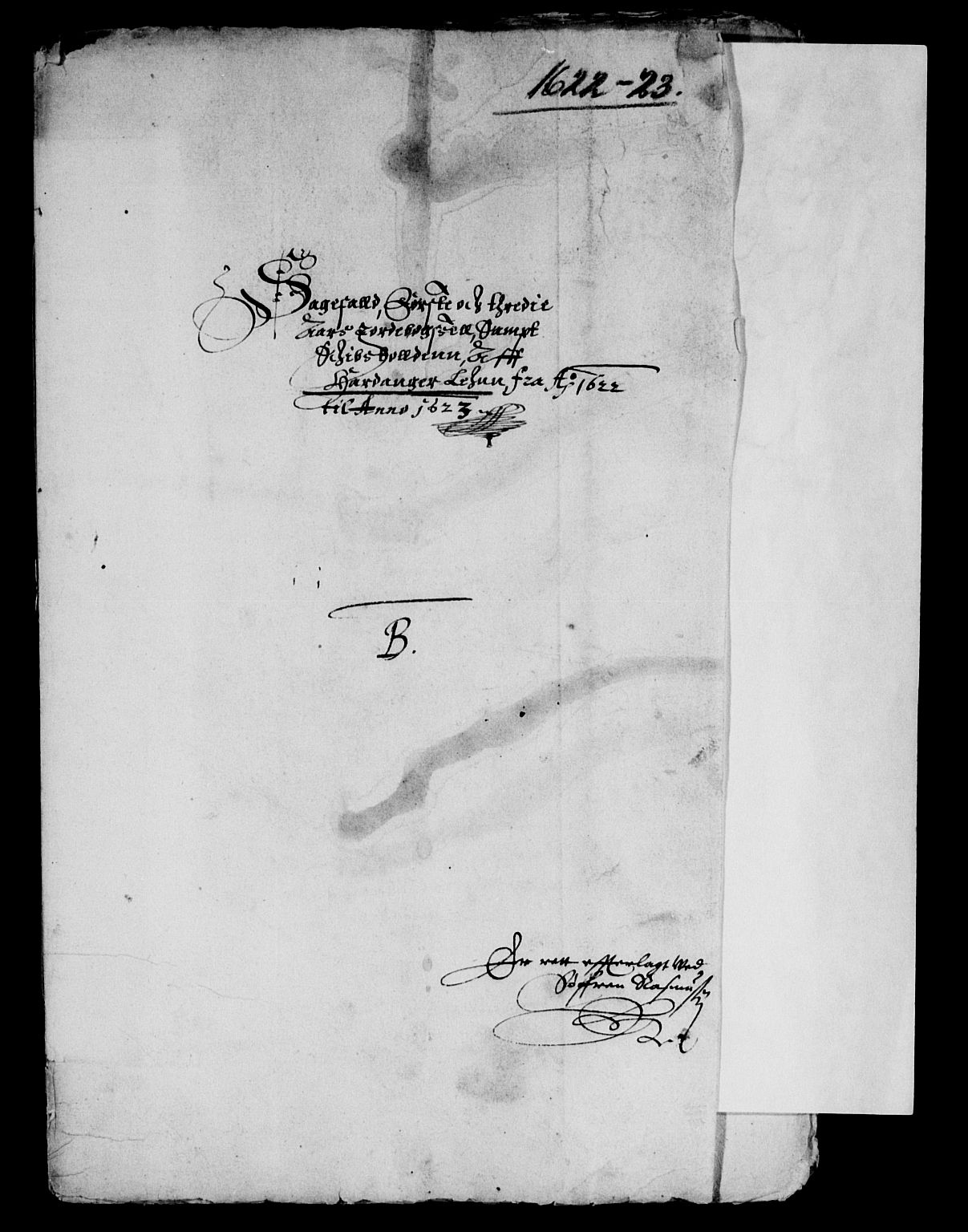 Rentekammeret inntil 1814, Reviderte regnskaper, Lensregnskaper, AV/RA-EA-5023/R/Rb/Rbu/L0003: Hardanger og Halsnøy kloster len, 1621-1627