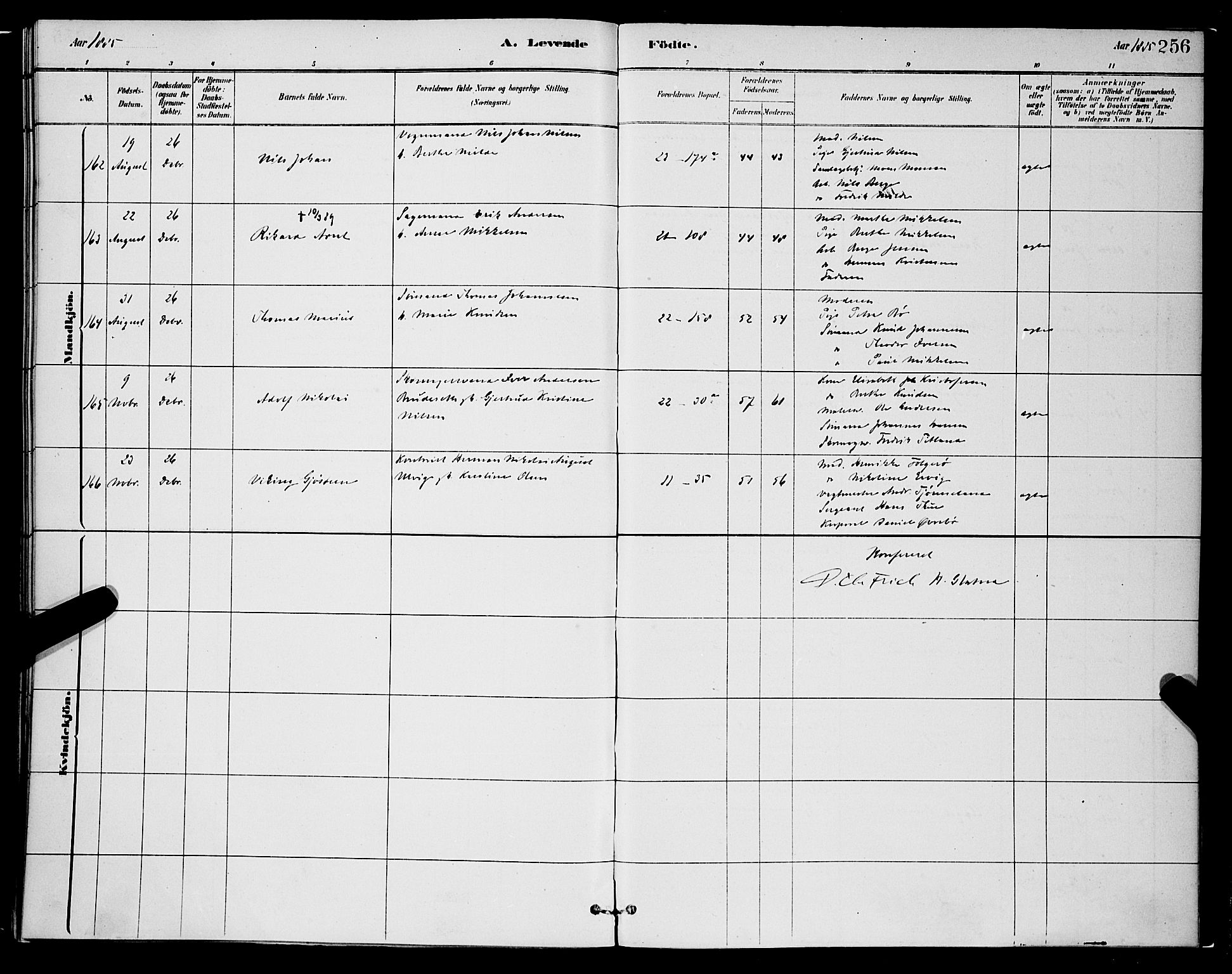 Korskirken sokneprestembete, AV/SAB-A-76101/H/Hab: Parish register (copy) no. B 8, 1878-1887, p. 256