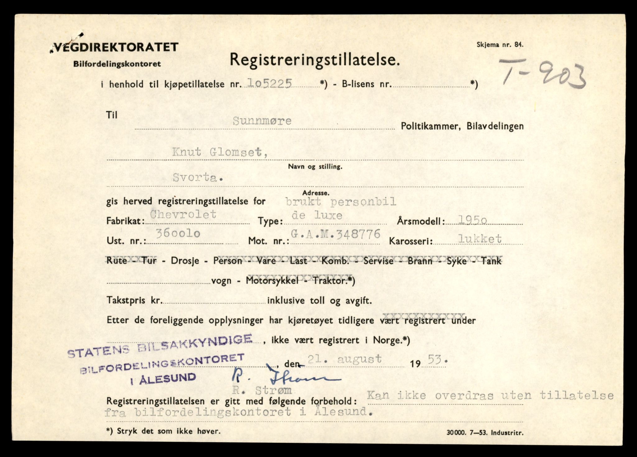 Møre og Romsdal vegkontor - Ålesund trafikkstasjon, AV/SAT-A-4099/F/Fe/L0045: Registreringskort for kjøretøy T 14320 - T 14444, 1927-1998, p. 1401