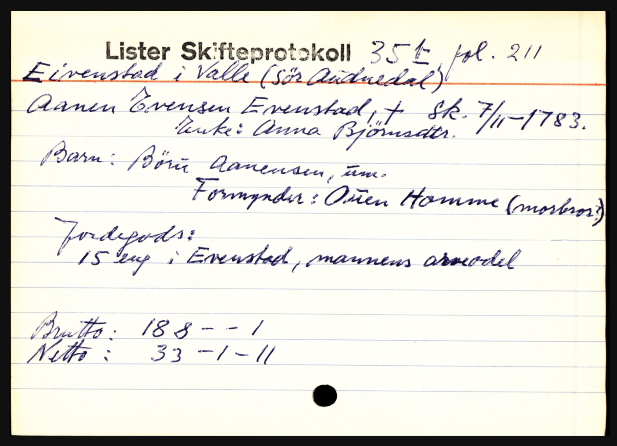 Lister sorenskriveri, AV/SAK-1221-0003/H, p. 7359