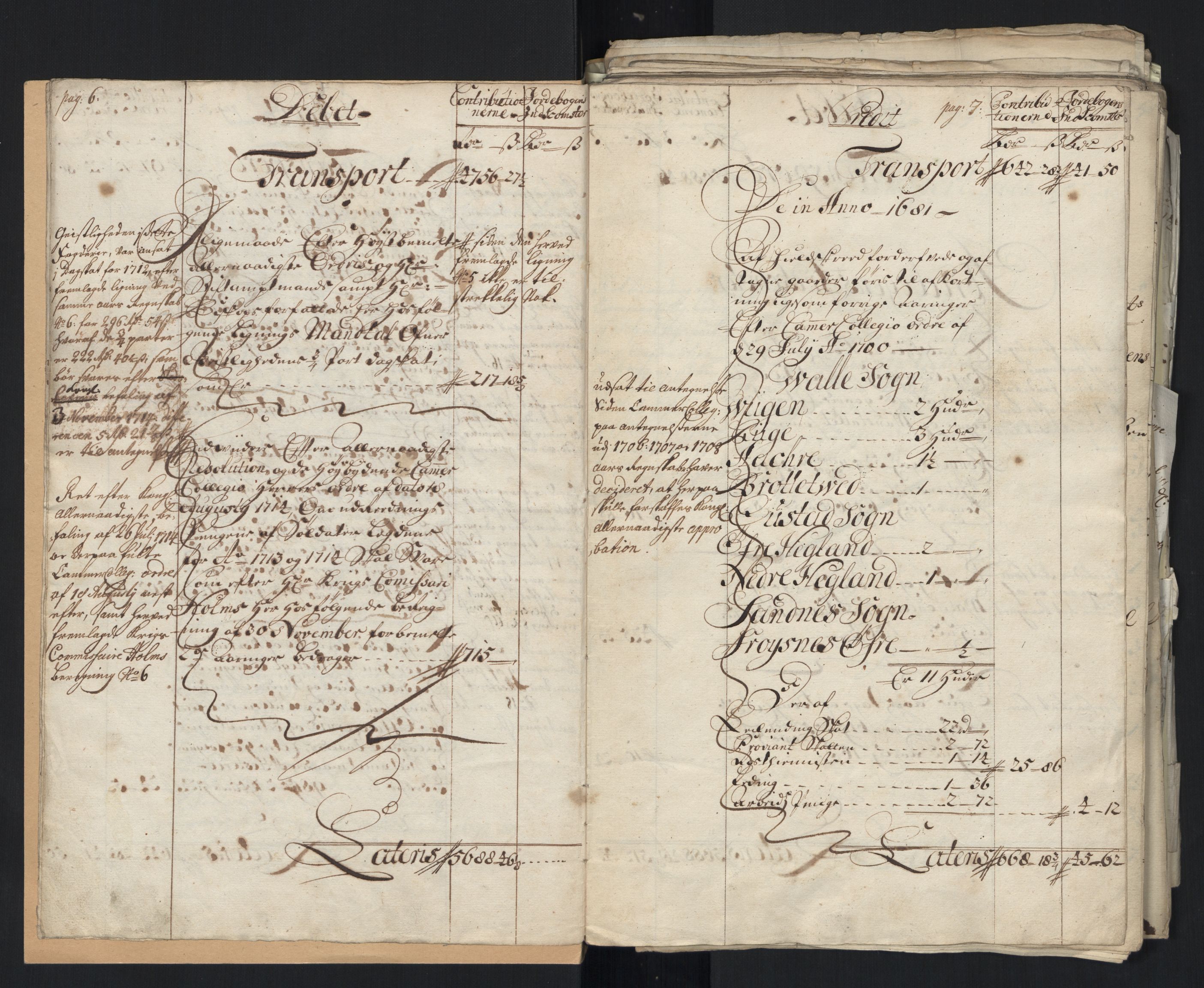 Rentekammeret inntil 1814, Reviderte regnskaper, Fogderegnskap, RA/EA-4092/R40/L2451: Fogderegnskap Råbyggelag, 1714-1715, p. 6