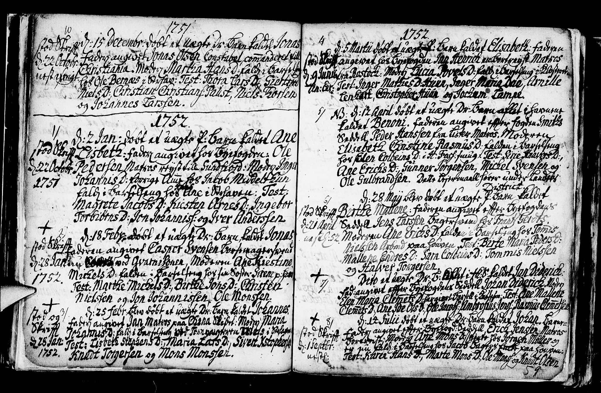 Nykirken Sokneprestembete, SAB/A-77101/H/Haa/L0001: Parish register (official) no. A 1, 1668-1820, p. 59
