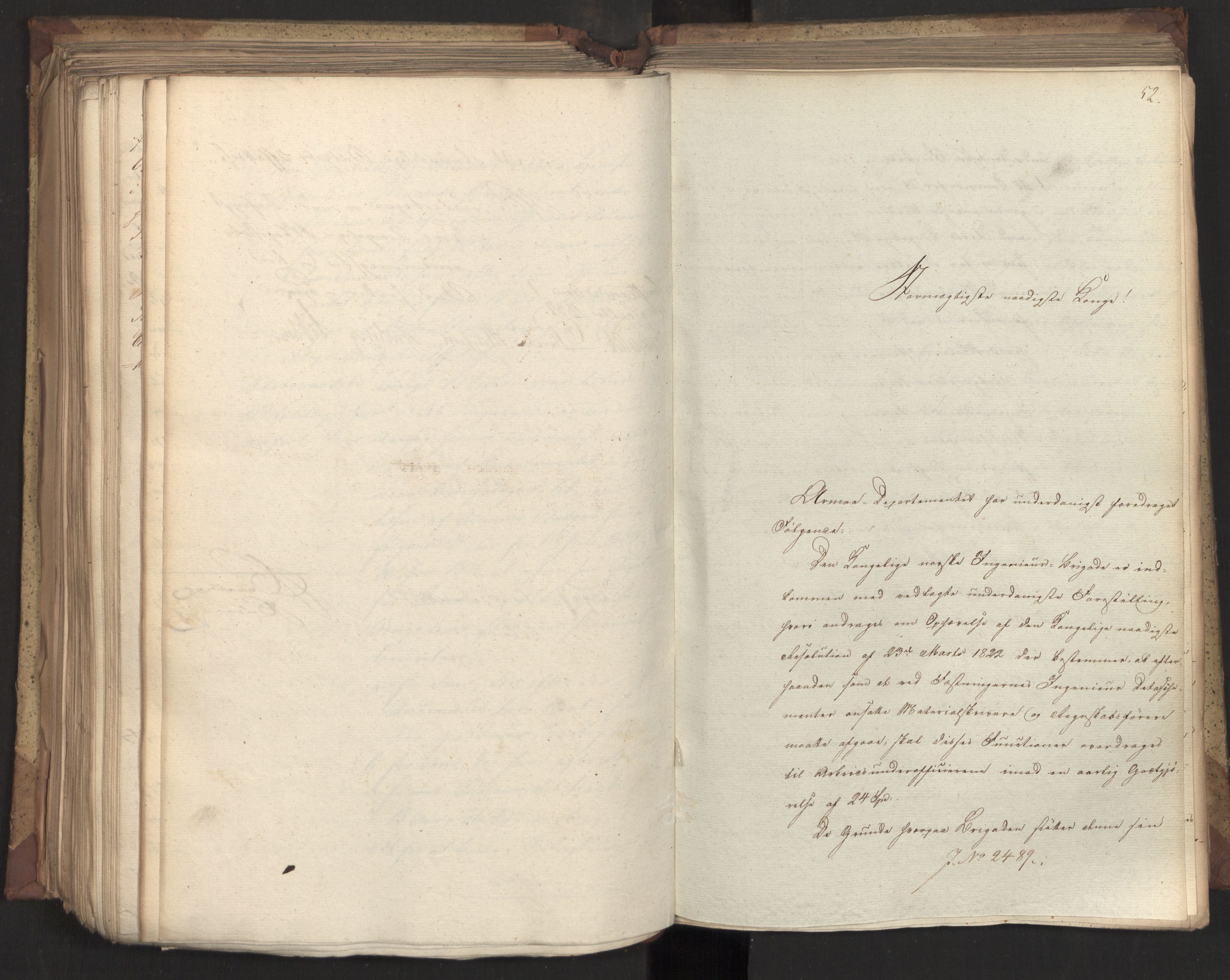 Statsrådsavdelingen i Stockholm, AV/RA-S-1003/D/Da/L0079: Regjeringsinnstillinger nr. 2400-2549, 1832, p. 322