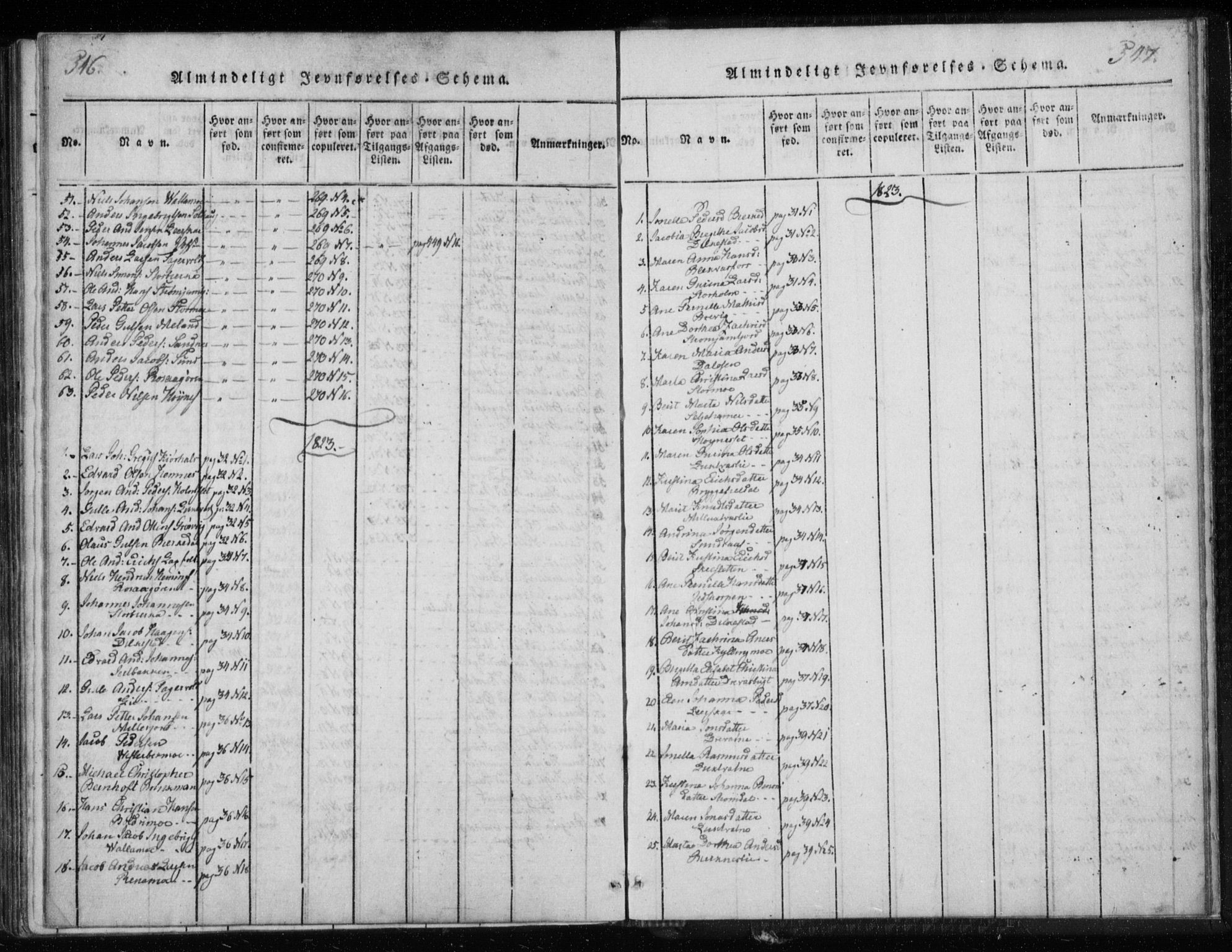Ministerialprotokoller, klokkerbøker og fødselsregistre - Nordland, SAT/A-1459/825/L0353: Parish register (official) no. 825A07, 1820-1826, p. 546-547