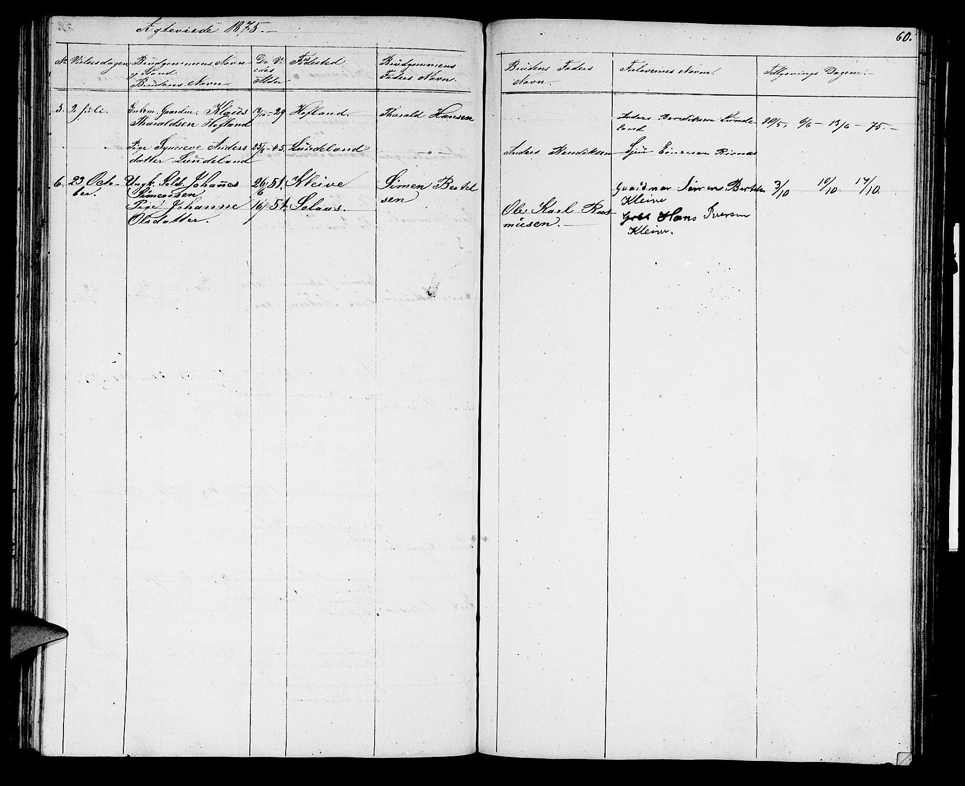 Hyllestad sokneprestembete, SAB/A-80401: Parish register (copy) no. A 1, 1853-1875, p. 60
