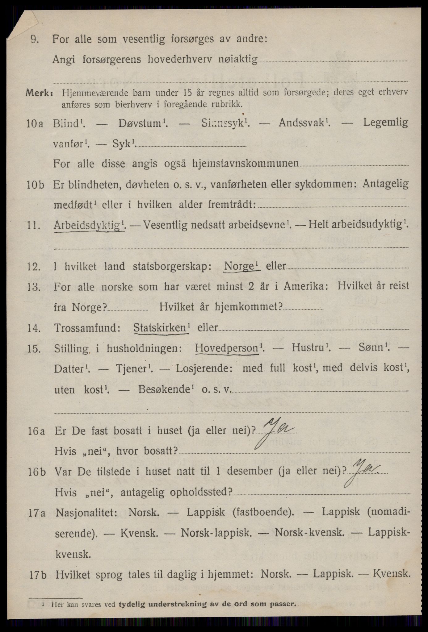 SAT, 1920 census for Røros, 1920, p. 12243