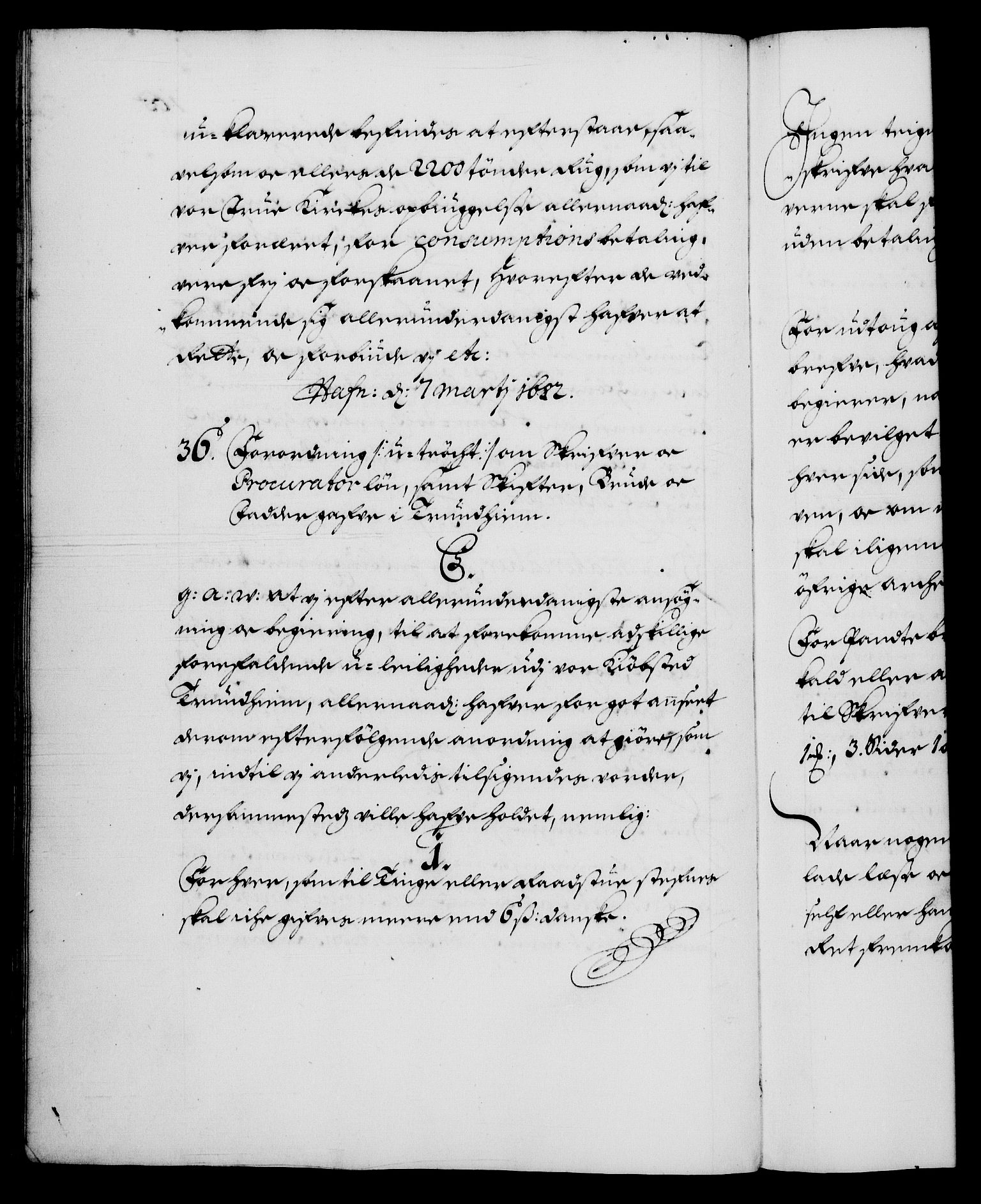 Danske Kanselli 1572-1799, AV/RA-EA-3023/F/Fc/Fca/Fcaa/L0013: Norske registre (mikrofilm), 1681-1684, p. 165b