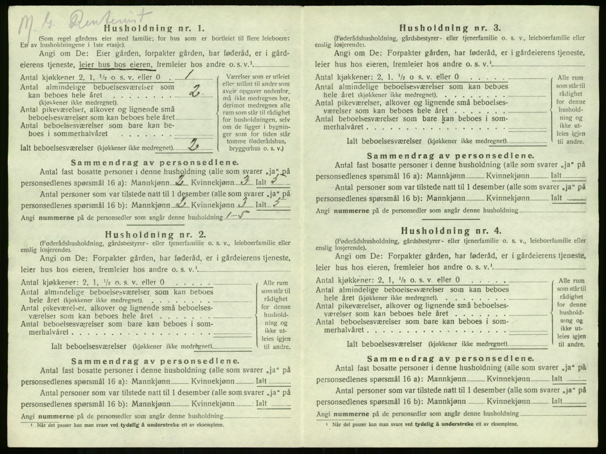 SAKO, 1920 census for Stokke, 1920, p. 802