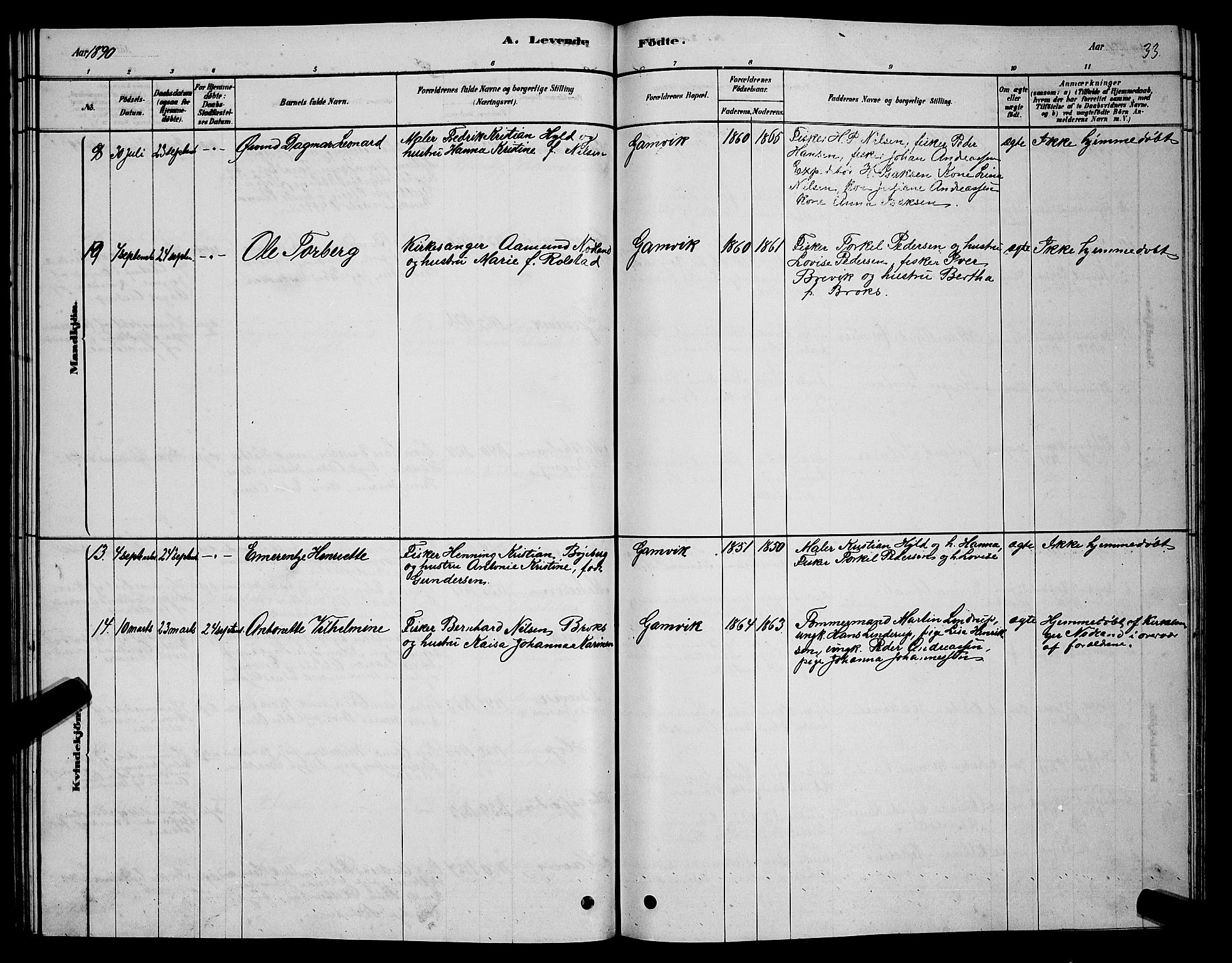 Tana sokneprestkontor, SATØ/S-1334/H/Hb/L0005klokker: Parish register (copy) no. 5, 1878-1891, p. 33