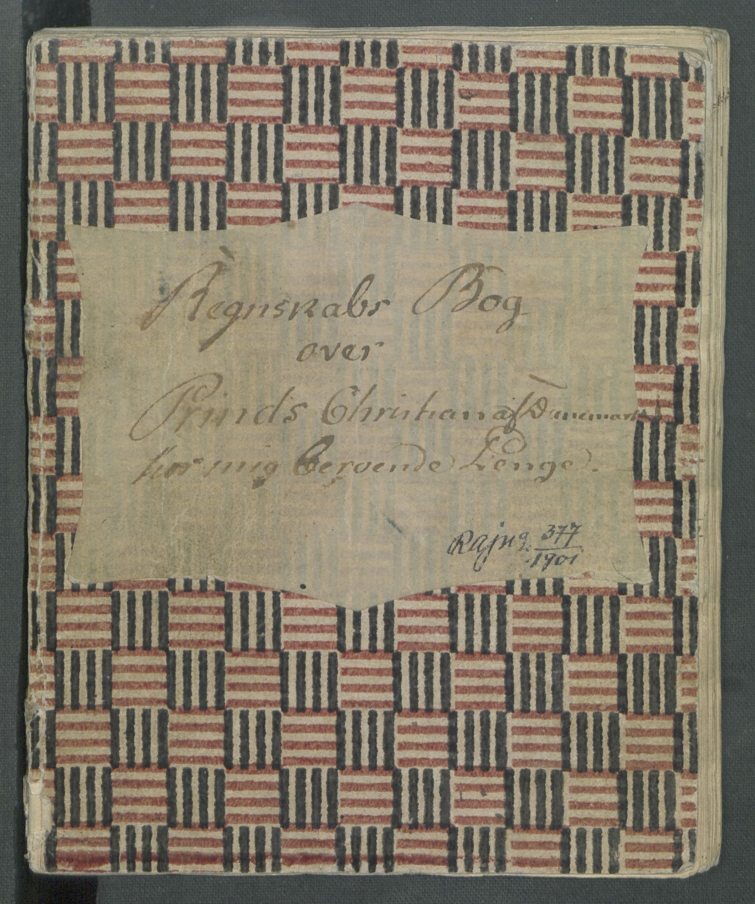 Forskjellige samlinger, Historisk-kronologisk samling, AV/RA-EA-4029/G/Ga/L0009B: Historisk-kronologisk samling. Dokumenter fra oktober 1814, årene 1815 og 1816, Christian Frederiks regnskapsbok 1814 - 1848., 1814-1848, p. 374