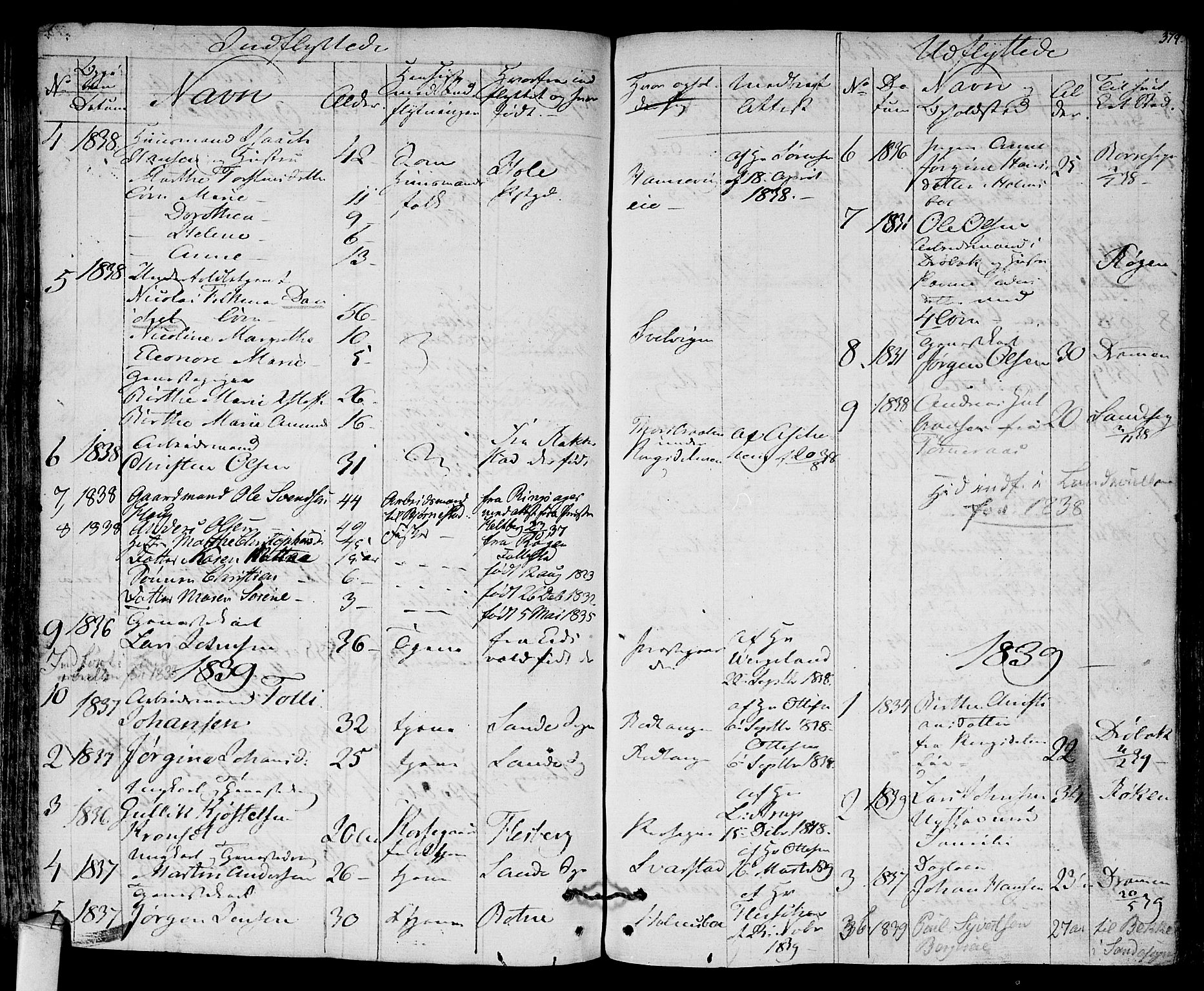 Hurum kirkebøker, SAKO/A-229/F/Fa/L0010: Parish register (official) no. 10, 1827-1846, p. 379