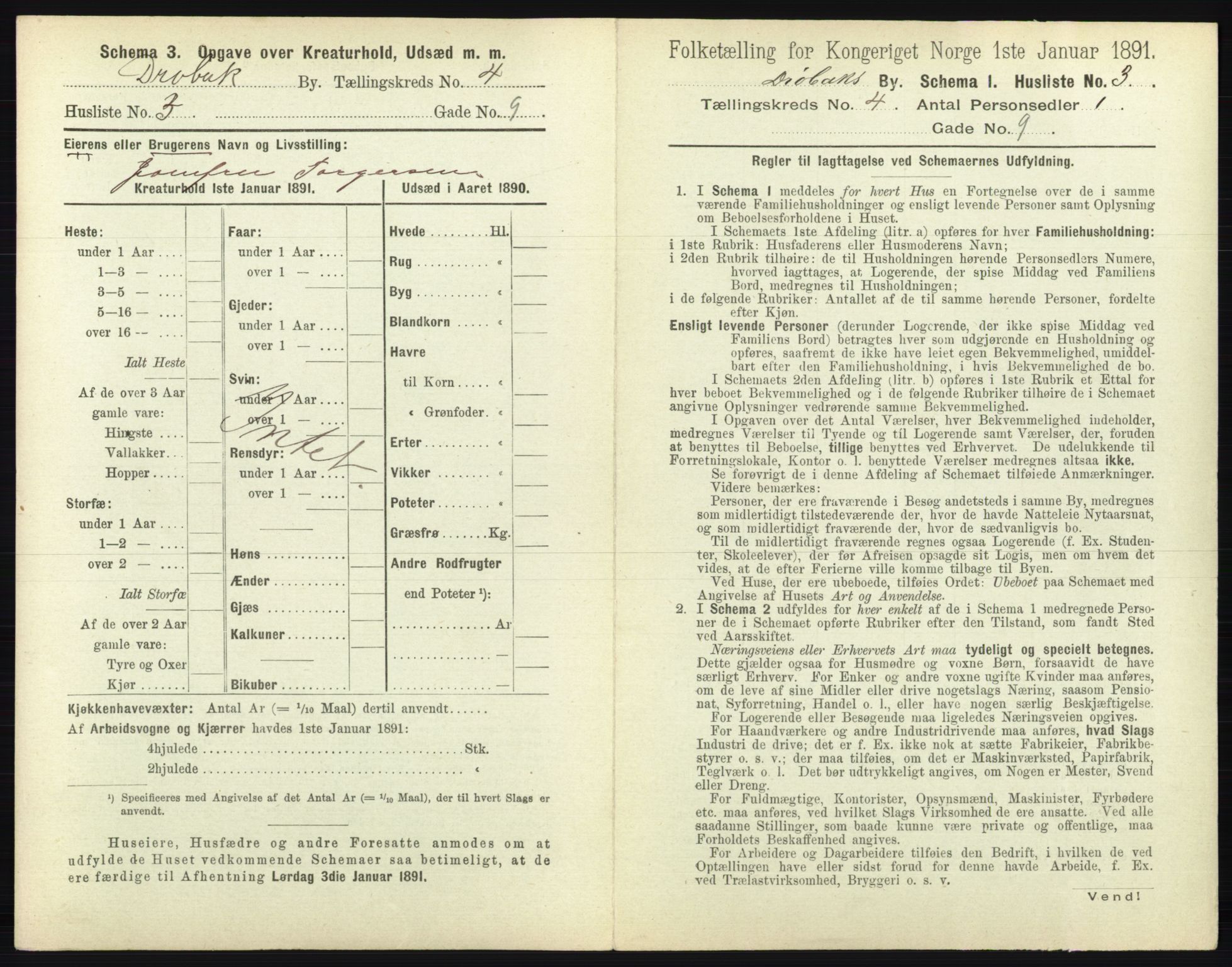 RA, 1891 census for 0203 Drøbak, 1891, p. 479