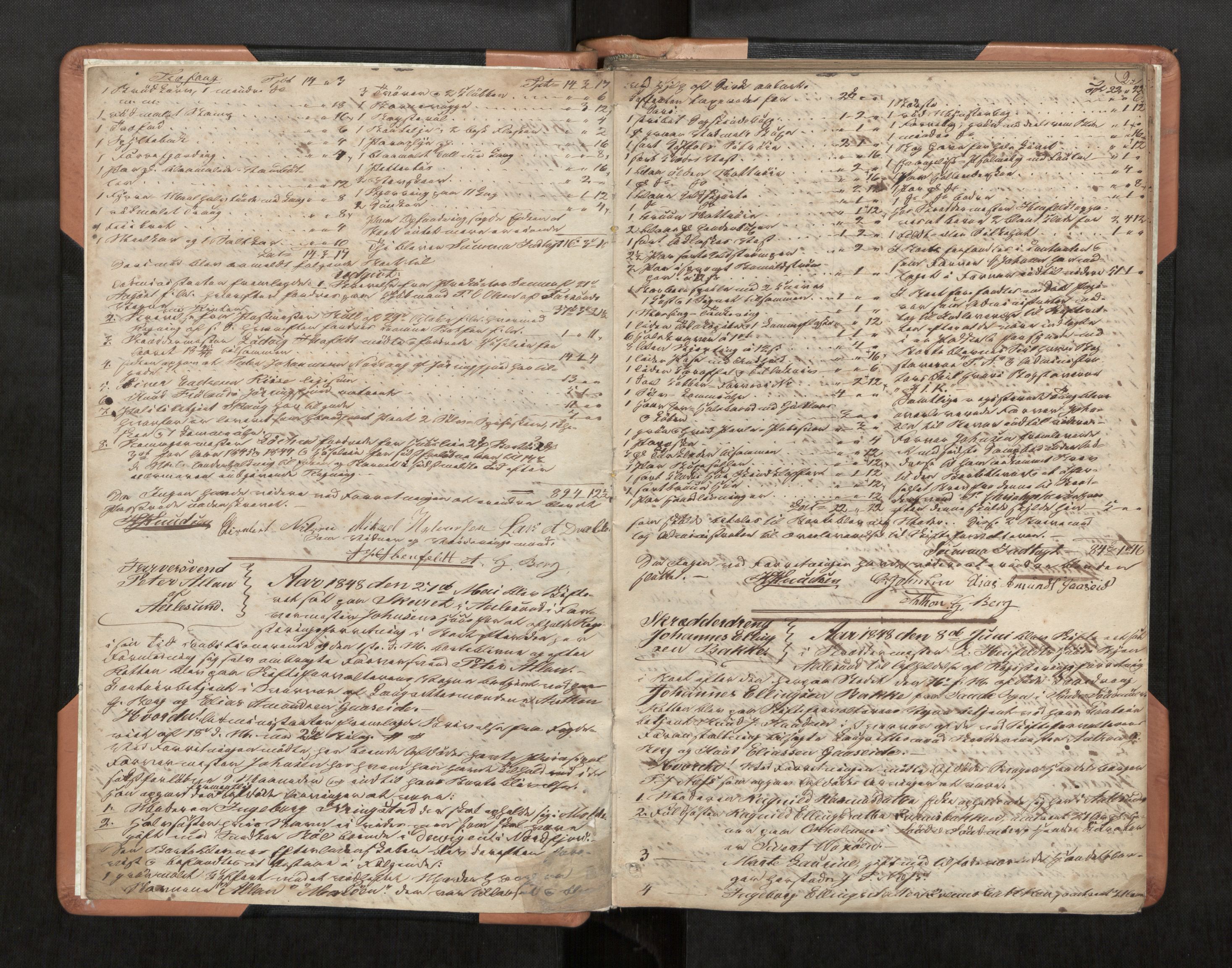 Ålesund byfogd, AV/SAT-A-4384/0001/03/03C/L0001: Registreringsprotokoll, 1848-1868, p. 2