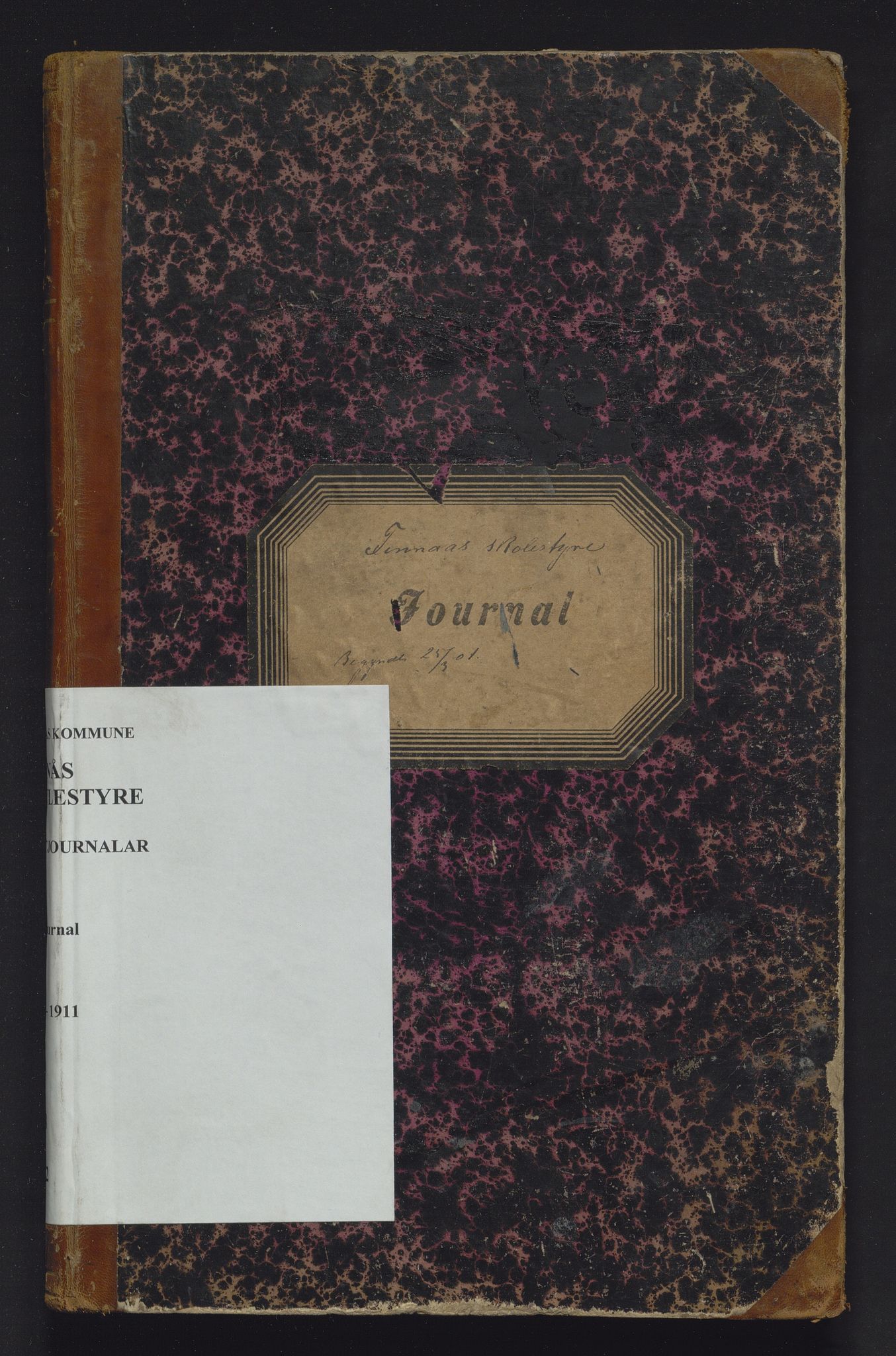 Finnaas kommune. Skulestyret, IKAH/1218a-211/C/Ca/L0002: Postjournal for Finnås skulestyre, 1901-1911