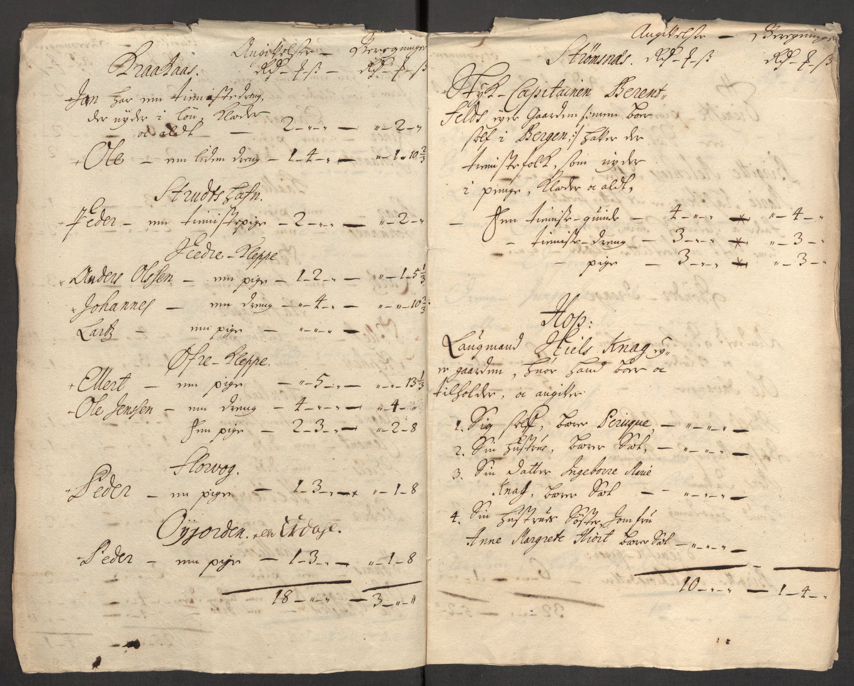 Rentekammeret inntil 1814, Reviderte regnskaper, Fogderegnskap, RA/EA-4092/R51/L3193: Fogderegnskap Nordhordland og Voss, 1711, p. 273