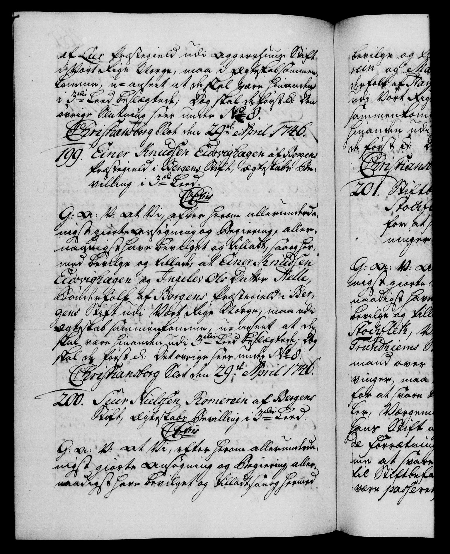 Danske Kanselli 1572-1799, AV/RA-EA-3023/F/Fc/Fca/Fcaa/L0034: Norske registre, 1745-1746, p. 469b