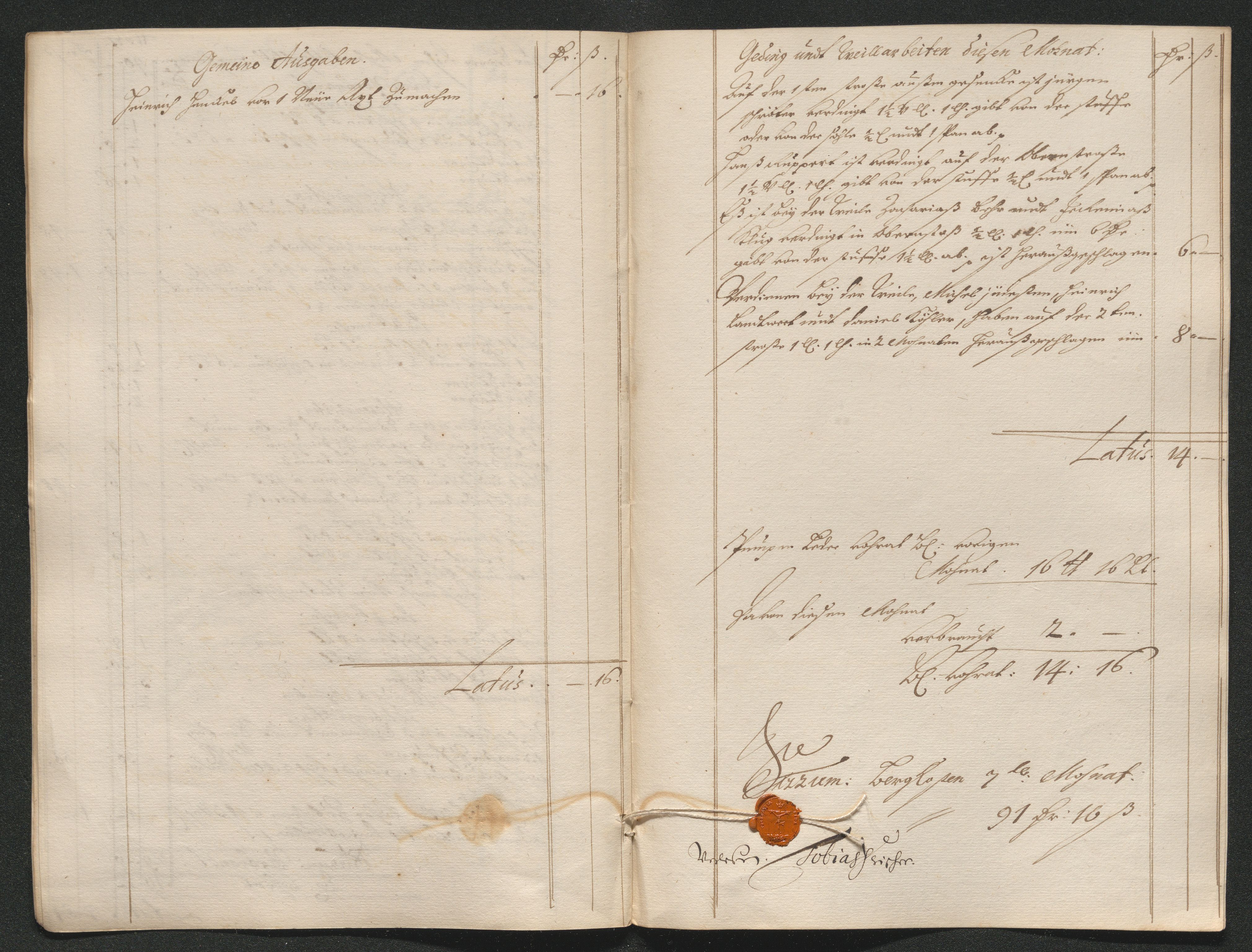 Kongsberg Sølvverk 1623-1816, SAKO/EA-3135/001/D/Dc/Dcd/L0063: Utgiftsregnskap for gruver m.m. , 1687, p. 280