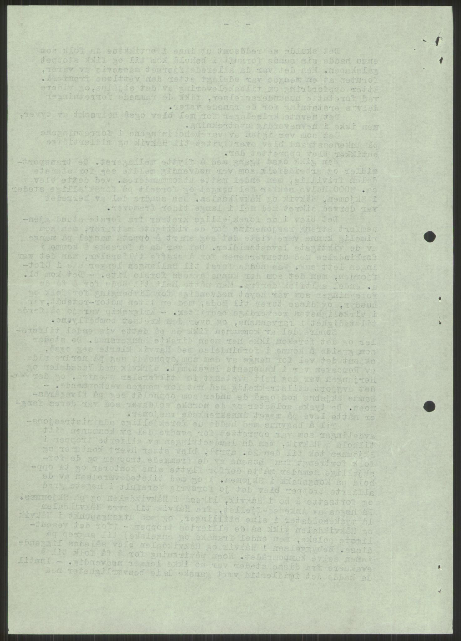 Forsvaret, Forsvarets krigshistoriske avdeling, AV/RA-RAFA-2017/Y/Ya/L0017: II-C-11-31 - Fylkesmenn.  Rapporter om krigsbegivenhetene 1940., 1940, p. 30