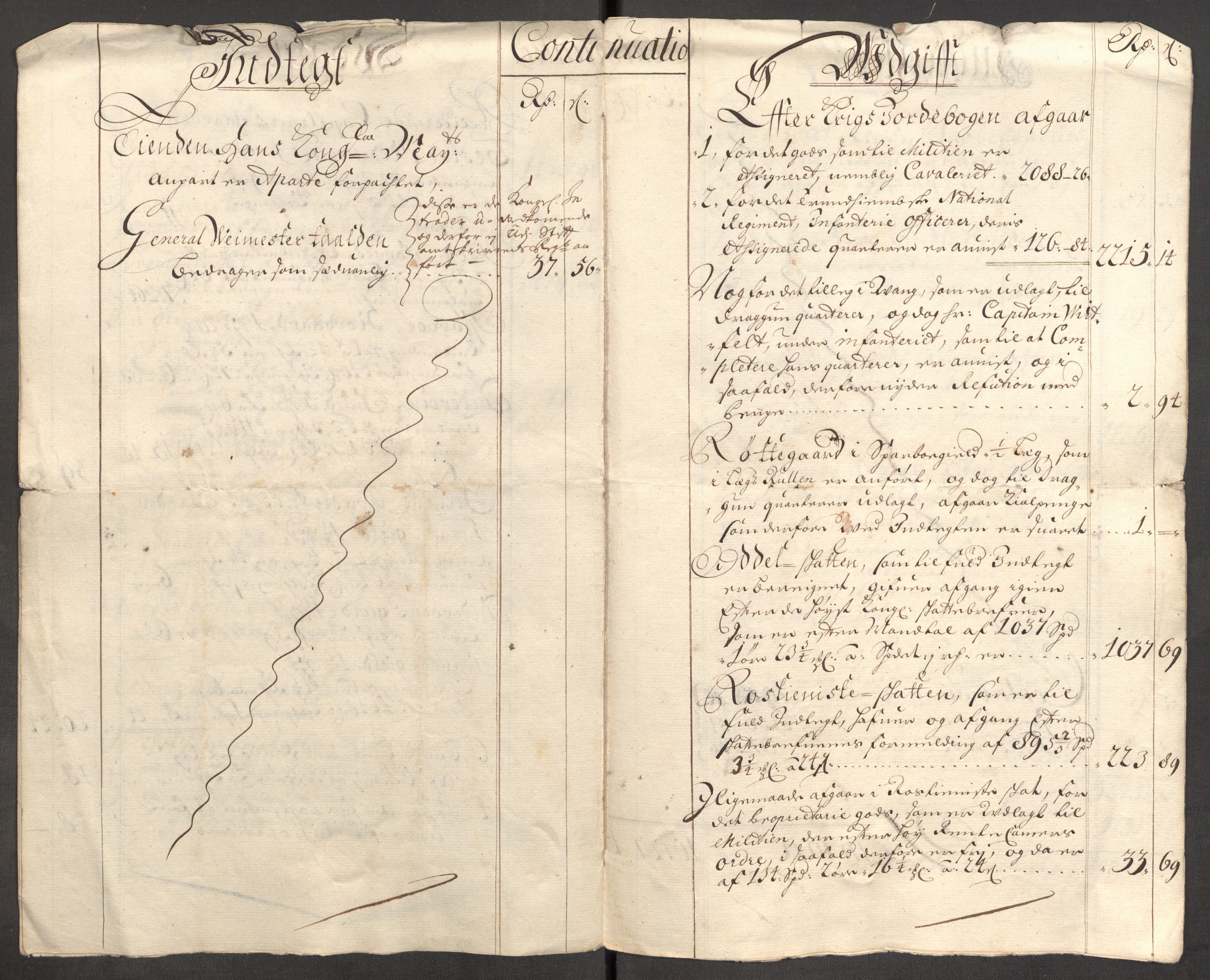 Rentekammeret inntil 1814, Reviderte regnskaper, Fogderegnskap, AV/RA-EA-4092/R63/L4315: Fogderegnskap Inderøy, 1706-1707, p. 19