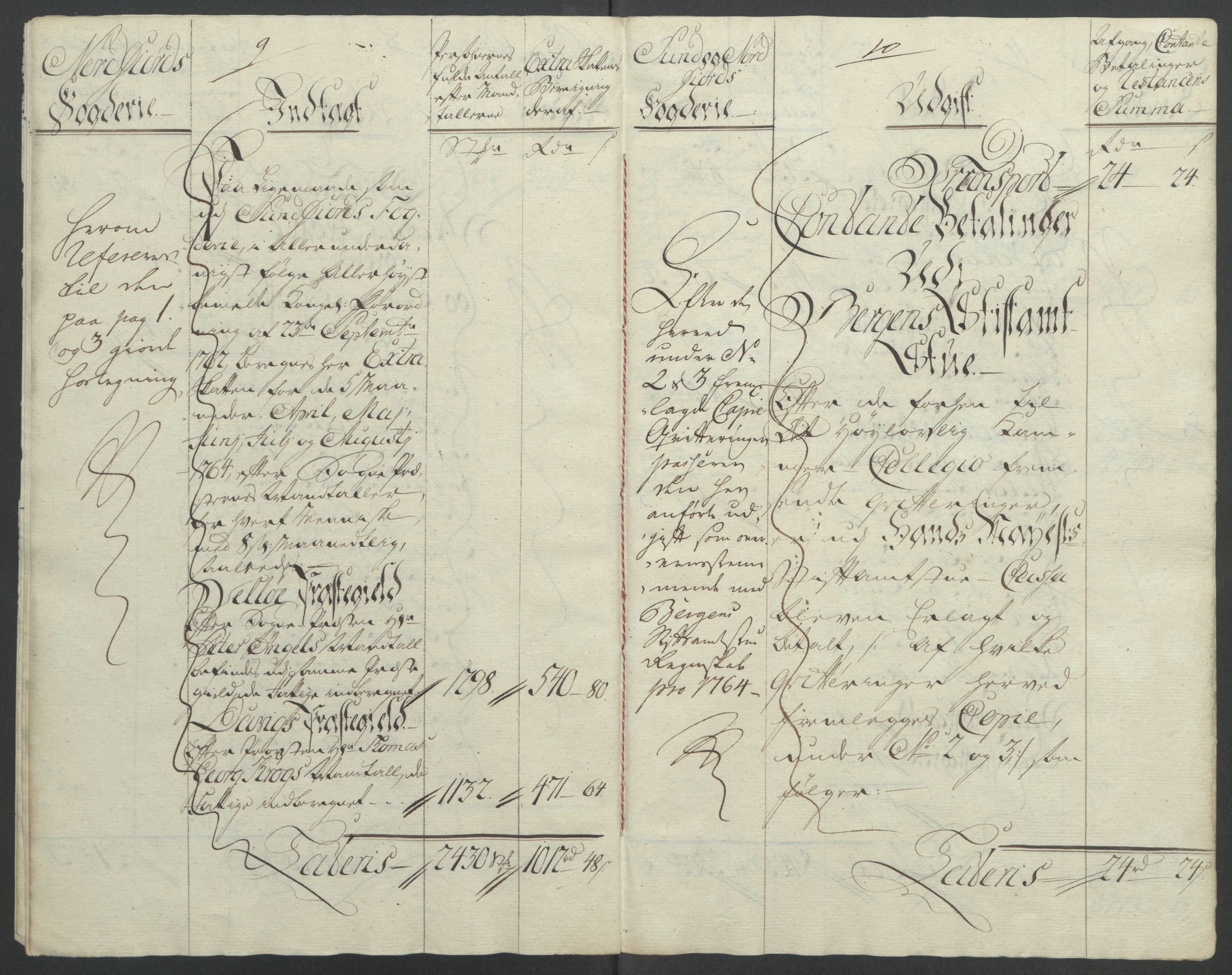 Rentekammeret inntil 1814, Reviderte regnskaper, Fogderegnskap, AV/RA-EA-4092/R53/L3550: Ekstraskatten Sunn- og Nordfjord, 1762-1771, p. 97