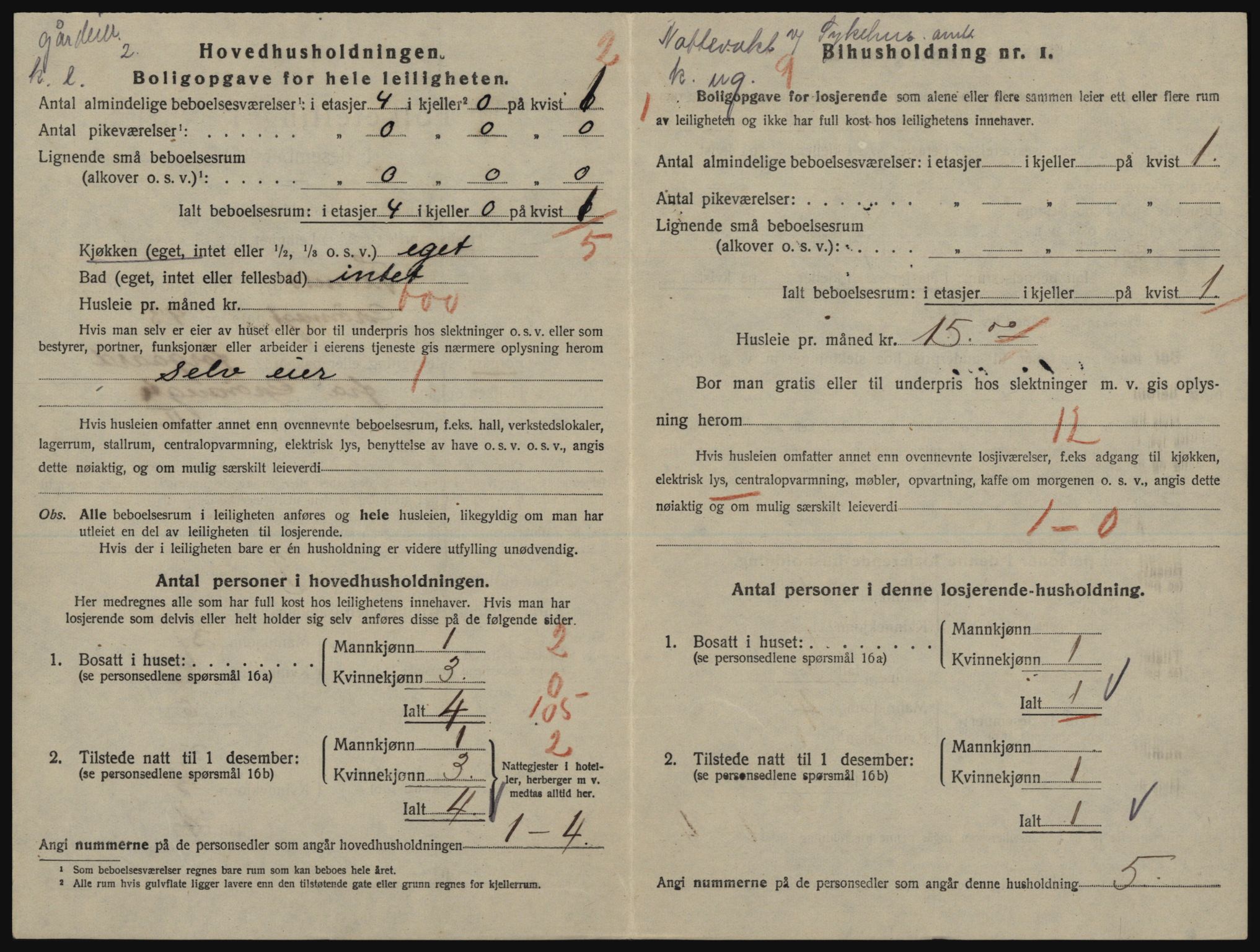 SATØ, 1920 census for Tromsø, 1920, p. 4342