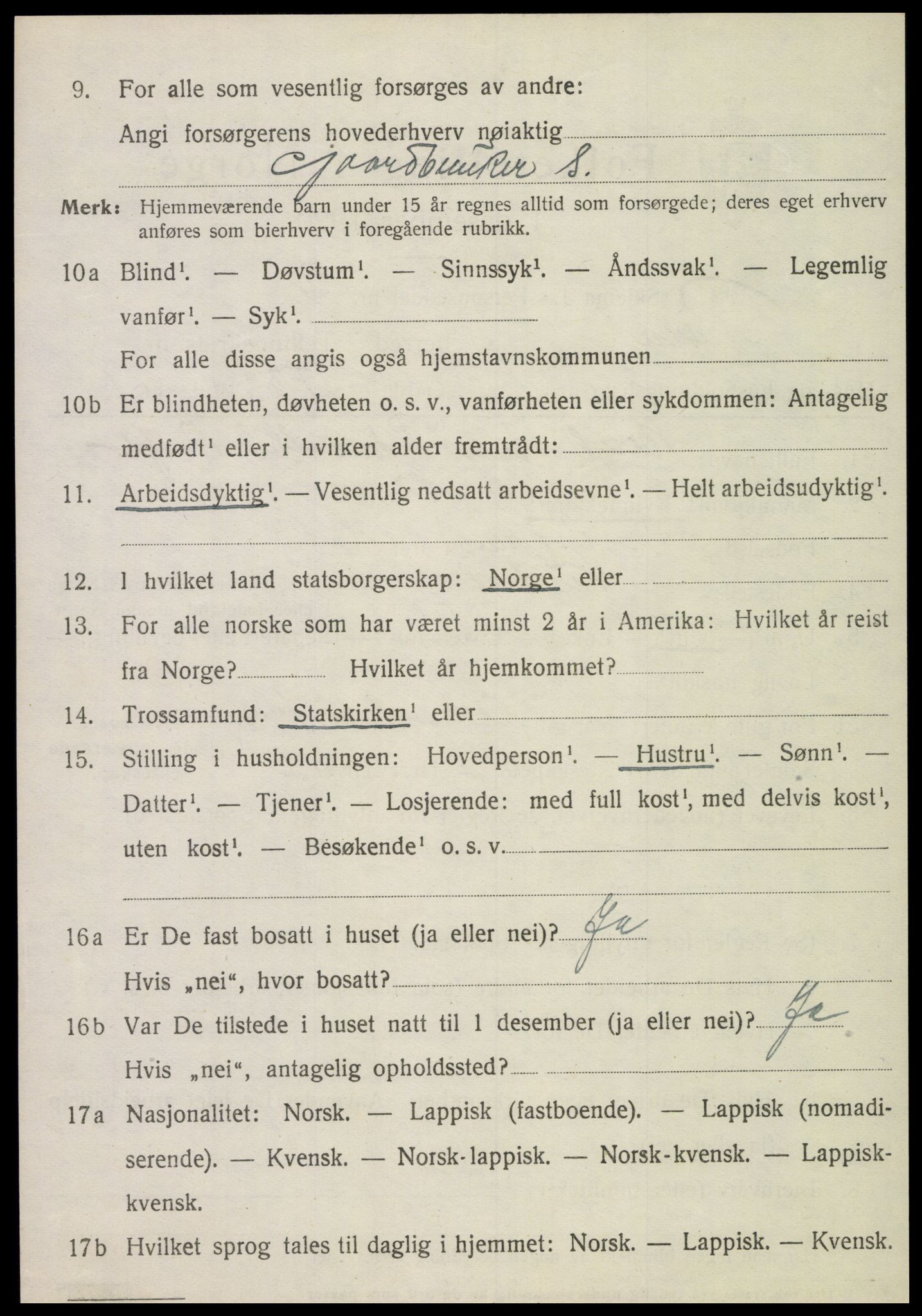 SAT, 1920 census for Røra, 1920, p. 1506