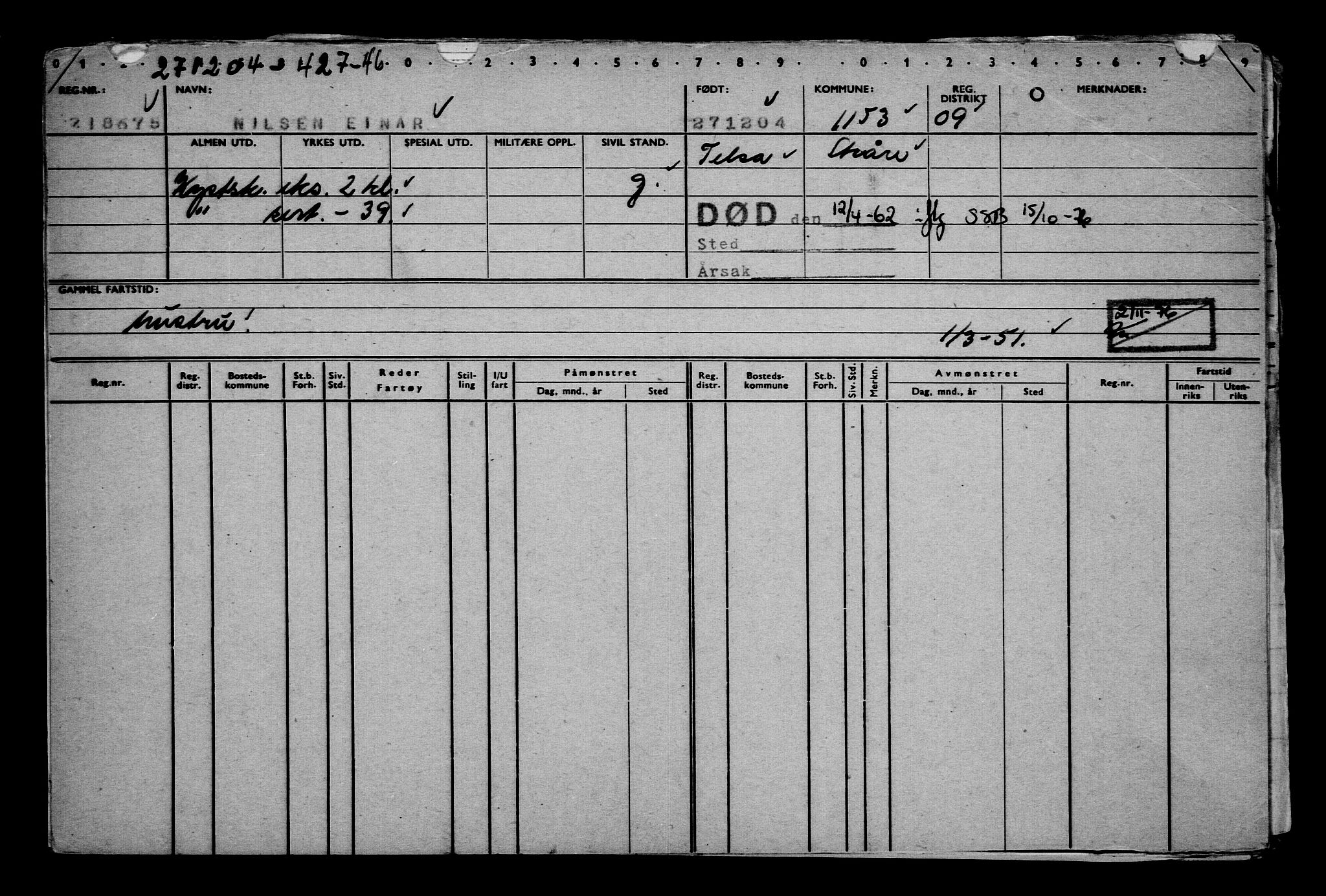 Direktoratet for sjømenn, AV/RA-S-3545/G/Gb/L0056: Hovedkort, 1904, p. 799