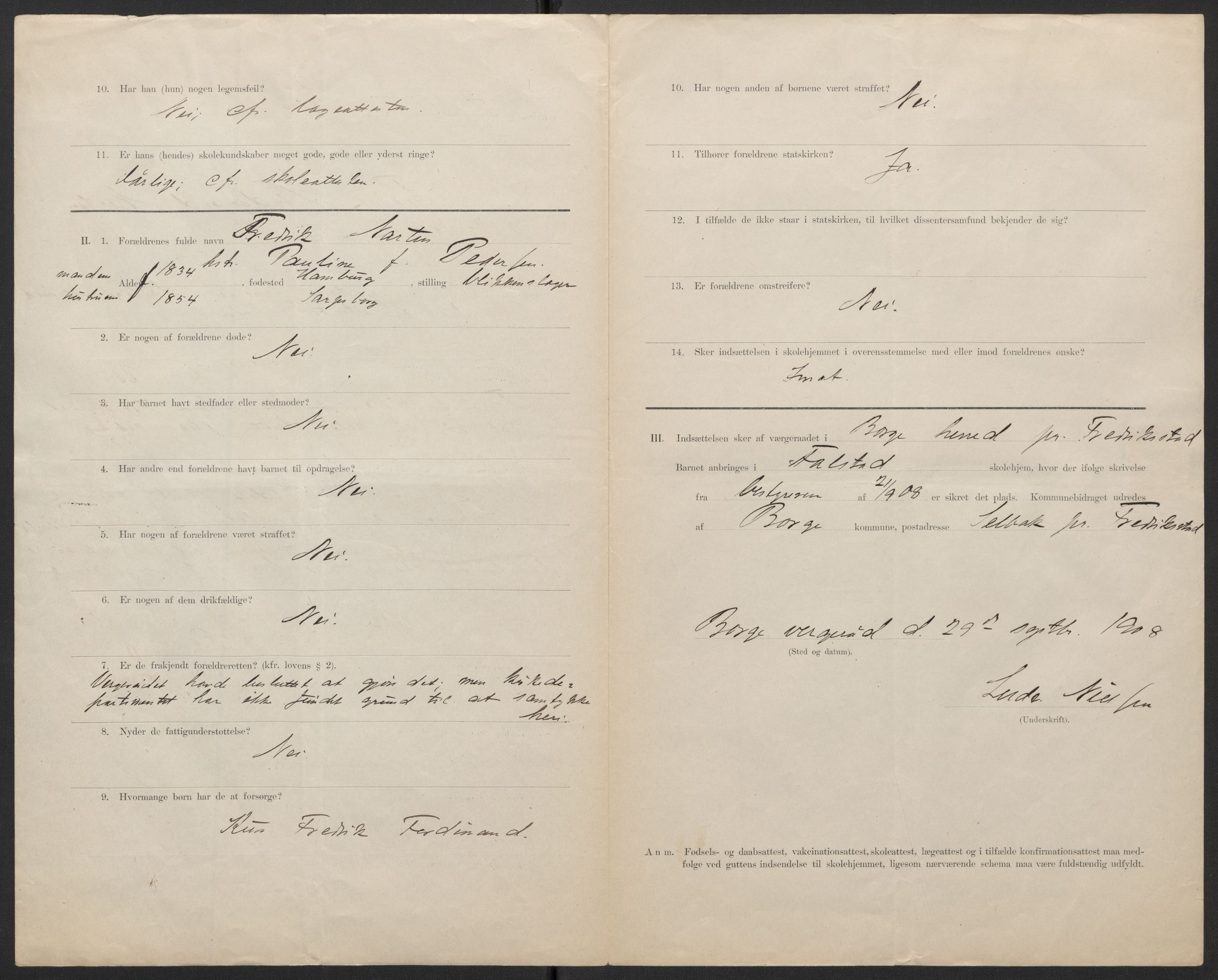 Falstad skolehjem, AV/RA-S-1676/E/Eb/L0009: Elevmapper løpenr. 189-209, 1909-1916, p. 3