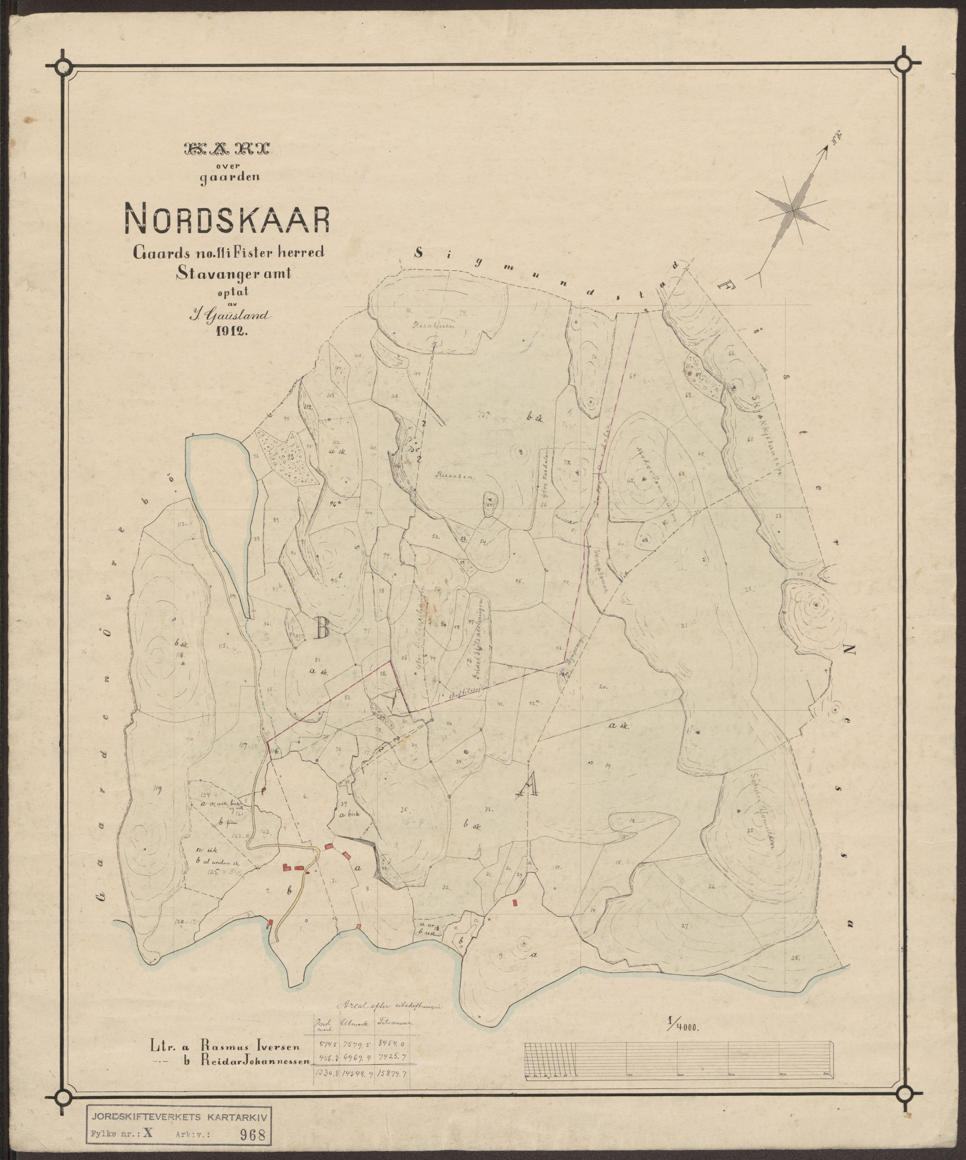Jordskifteverkets kartarkiv, RA/S-3929/T, 1859-1988, p. 1086