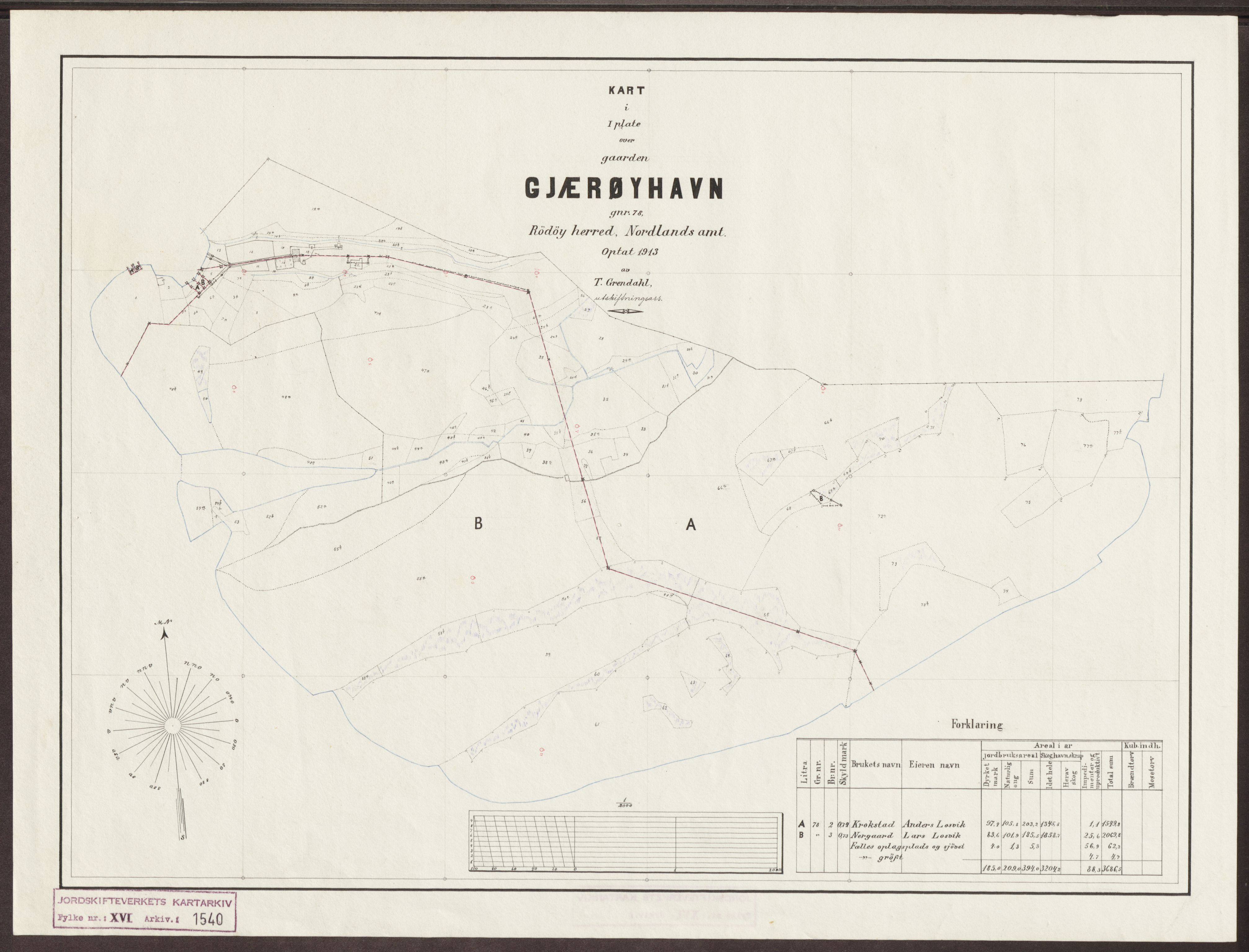 Jordskifteverkets kartarkiv, RA/S-3929/T, 1859-1988, p. 1753
