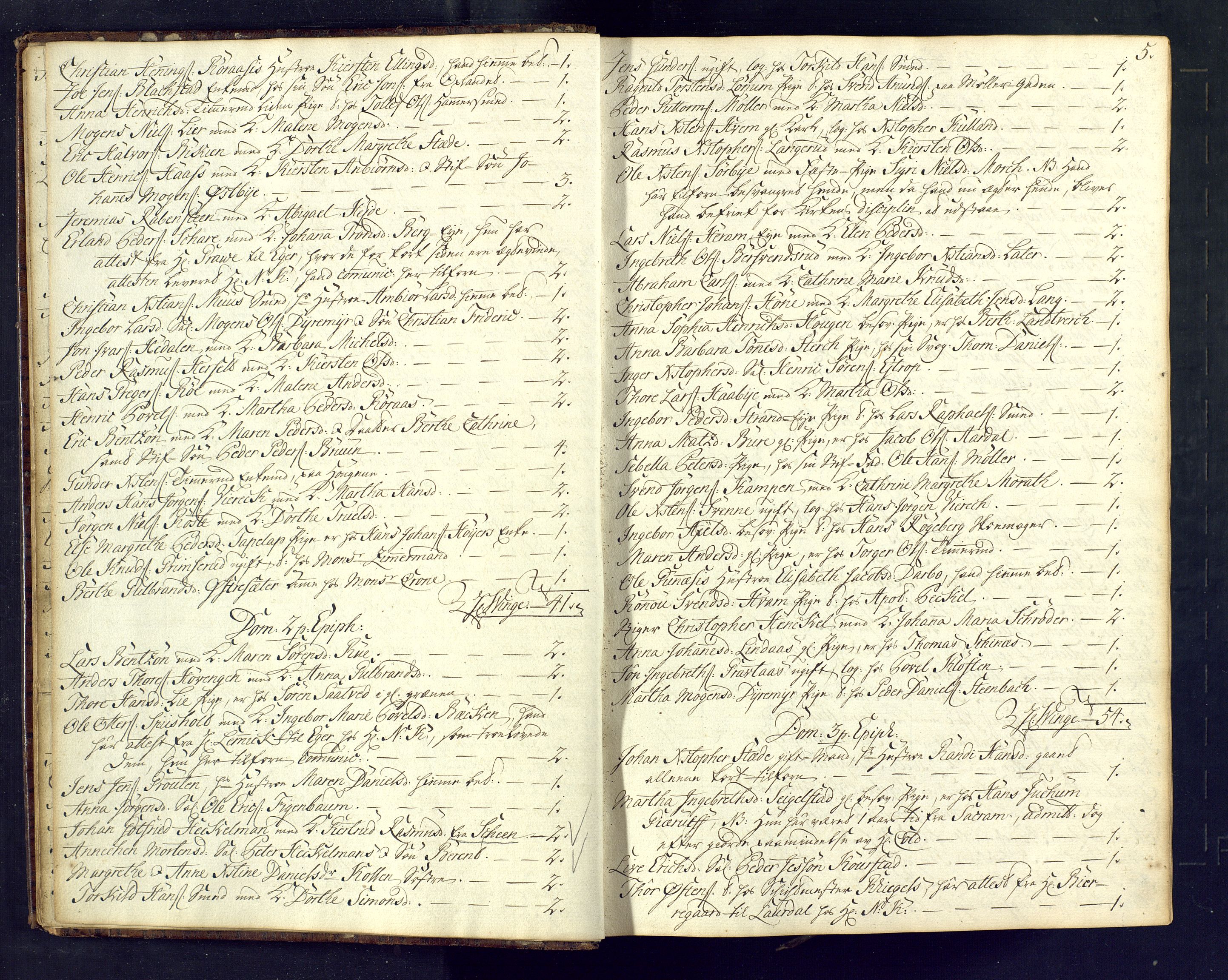 Kongsberg kirkebøker, SAKO/A-22/M/Ma/L0005: Communicants register no. 5, 1755-1761, p. 5