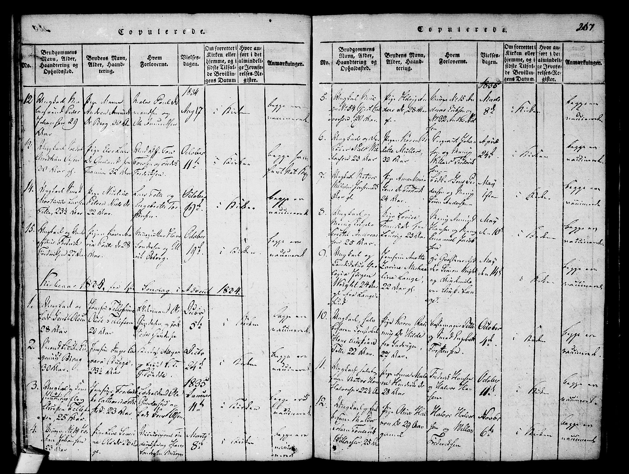 Stavern kirkebøker, AV/SAKO-A-318/F/Fa/L0006: Parish register (official) no. 6, 1816-1839, p. 207