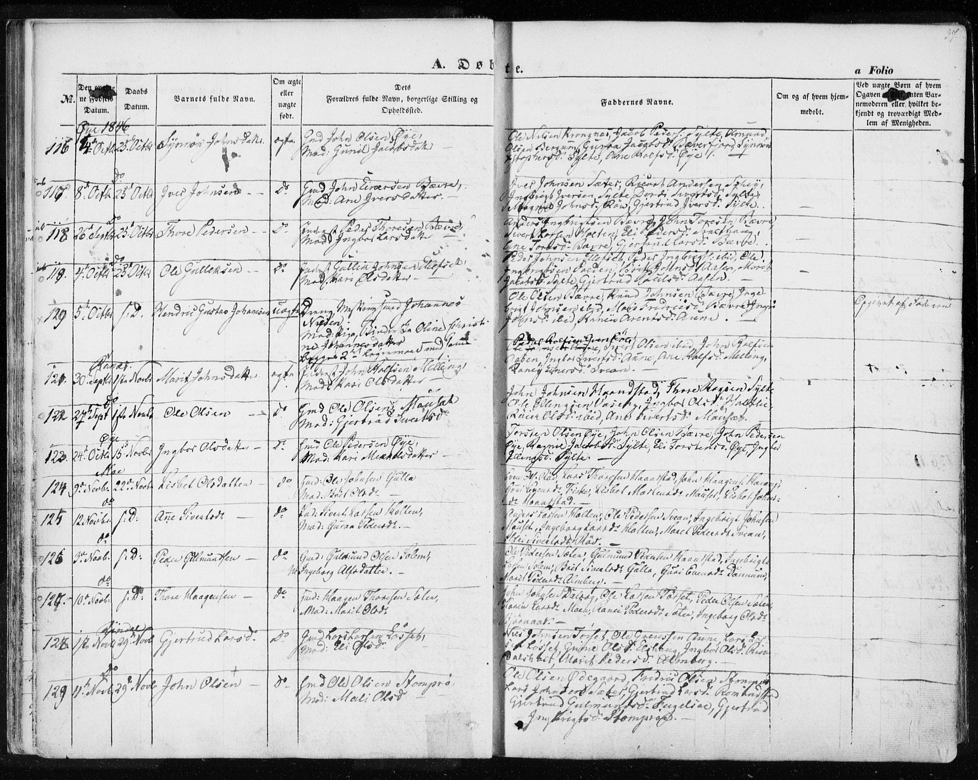 Ministerialprotokoller, klokkerbøker og fødselsregistre - Møre og Romsdal, AV/SAT-A-1454/595/L1043: Parish register (official) no. 595A05, 1843-1851, p. 37