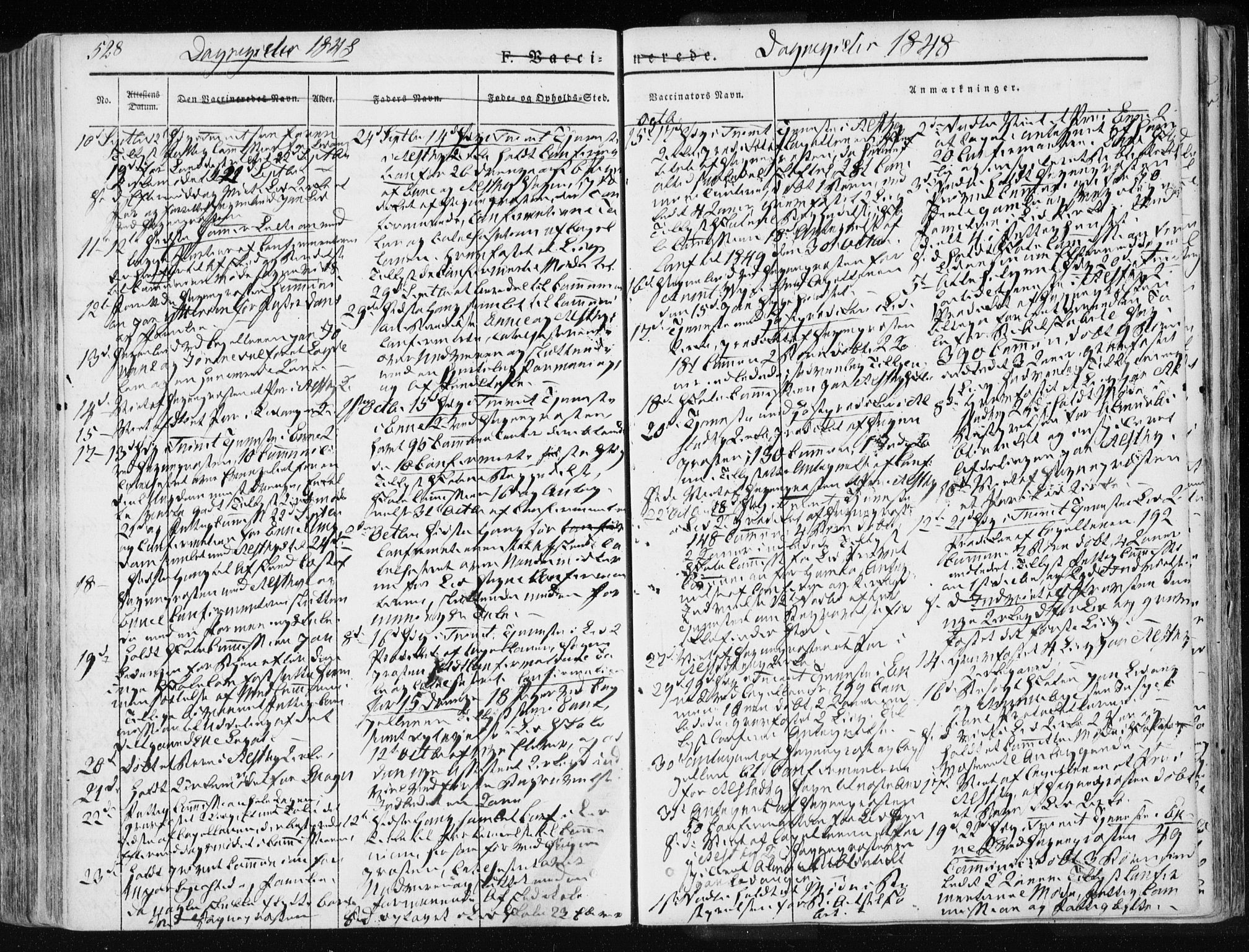 Ministerialprotokoller, klokkerbøker og fødselsregistre - Nord-Trøndelag, SAT/A-1458/717/L0154: Parish register (official) no. 717A06 /1, 1836-1849, p. 528