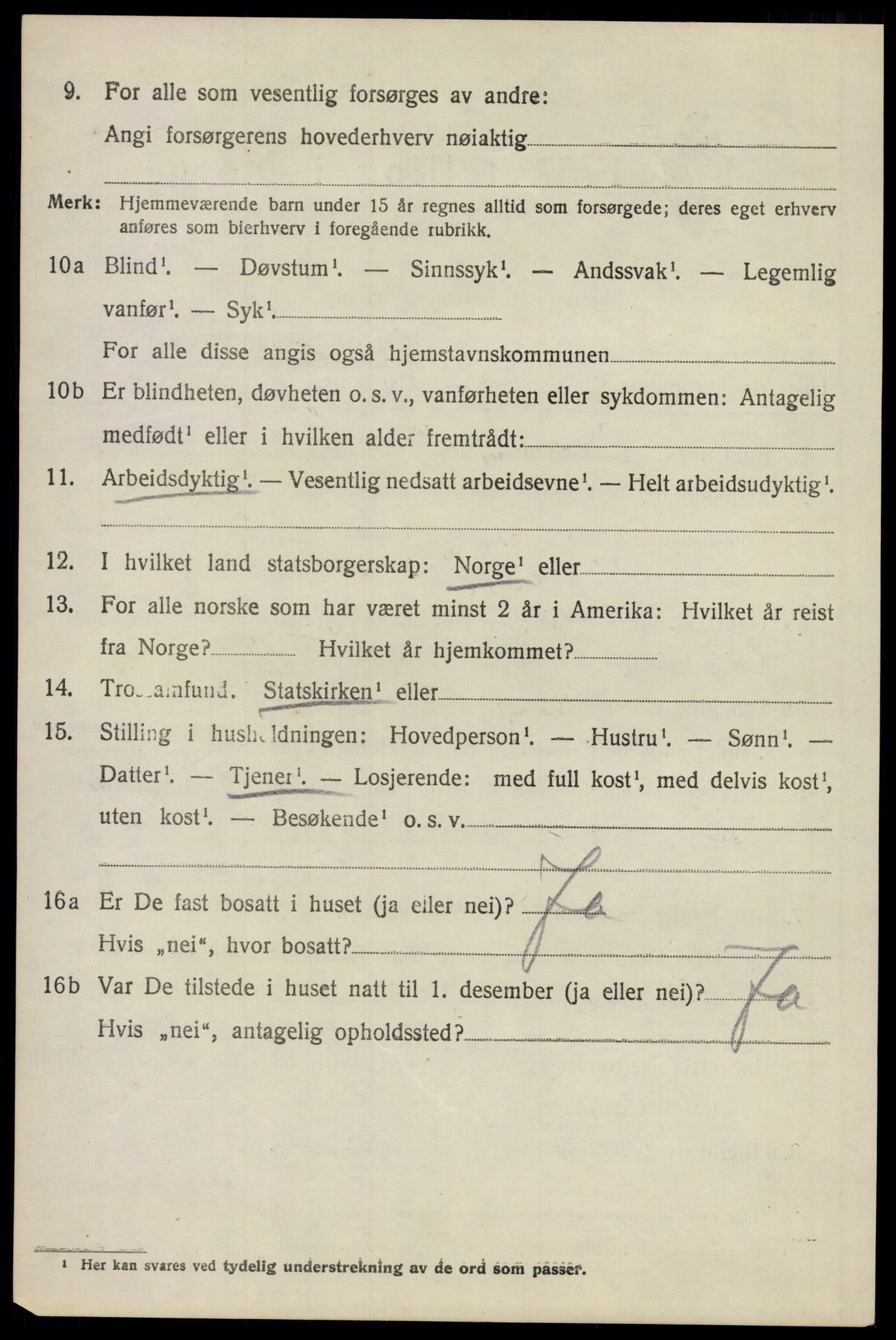 SAO, 1920 census for Lillestrøm, 1920, p. 7533