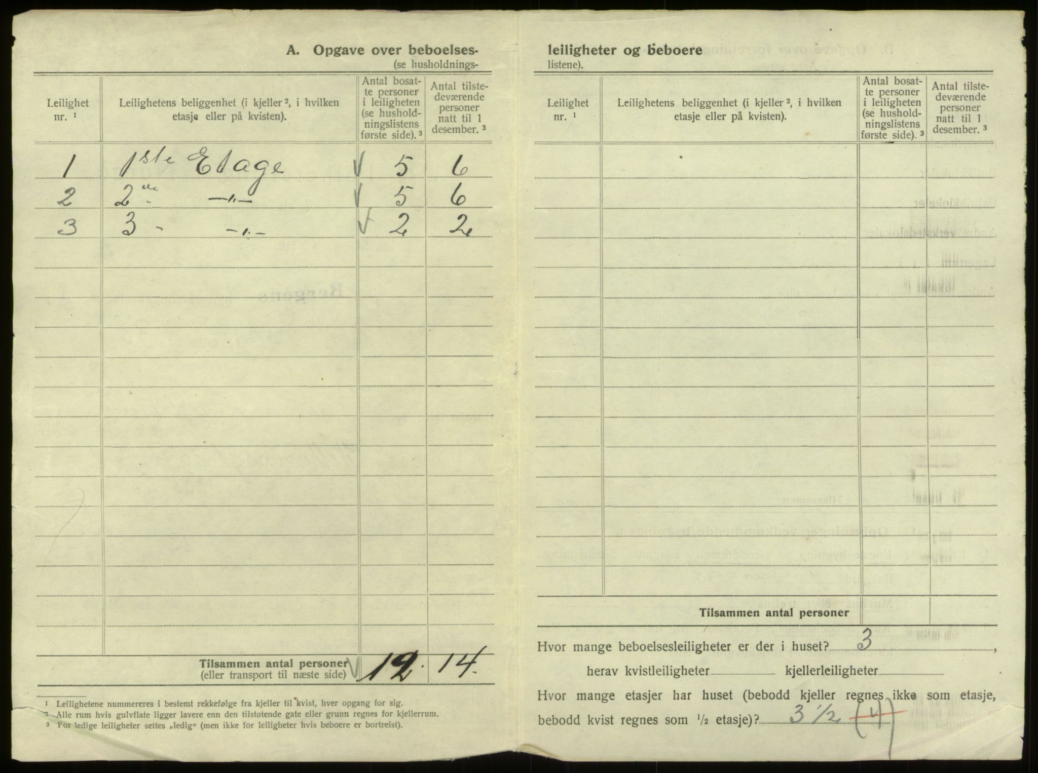 SAB, 1920 census for Bergen, 1920, p. 483