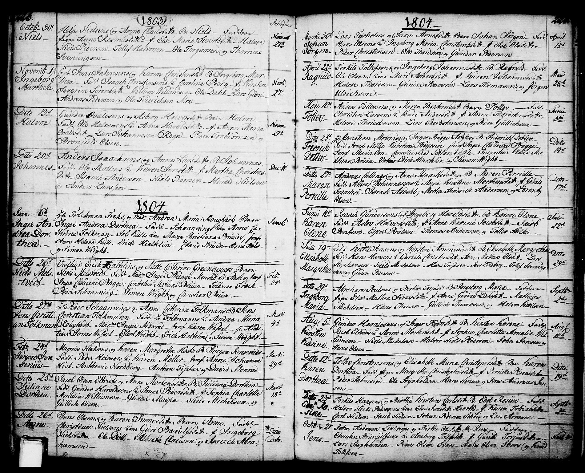 Porsgrunn kirkebøker , SAKO/A-104/F/Fa/L0001: Parish register (official) no. 1, 1764-1814, p. 226-227