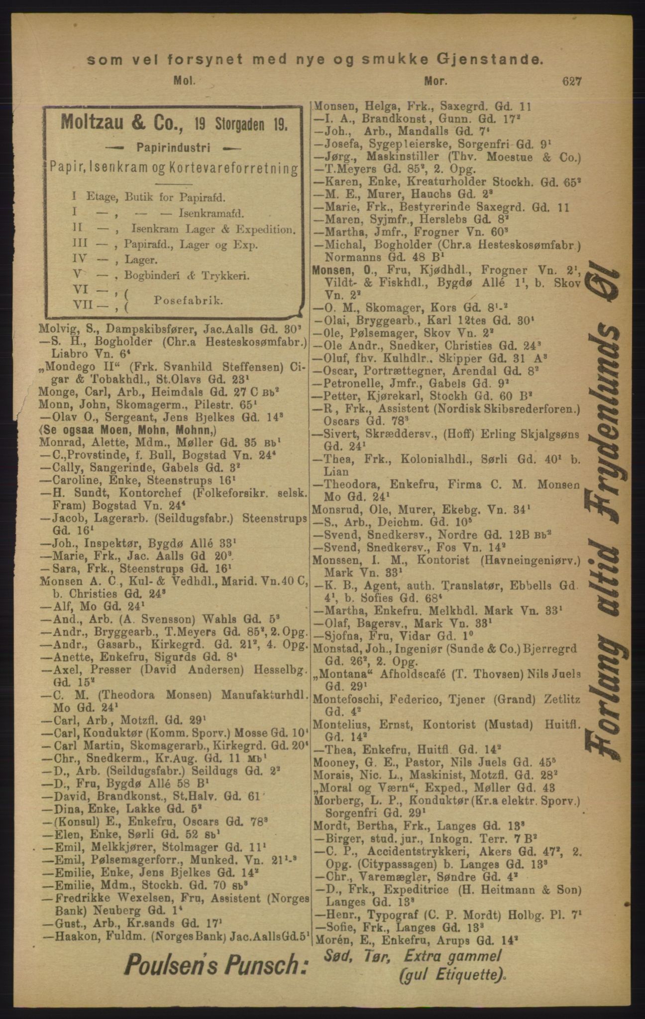 Kristiania/Oslo adressebok, PUBL/-, 1906, p. 627