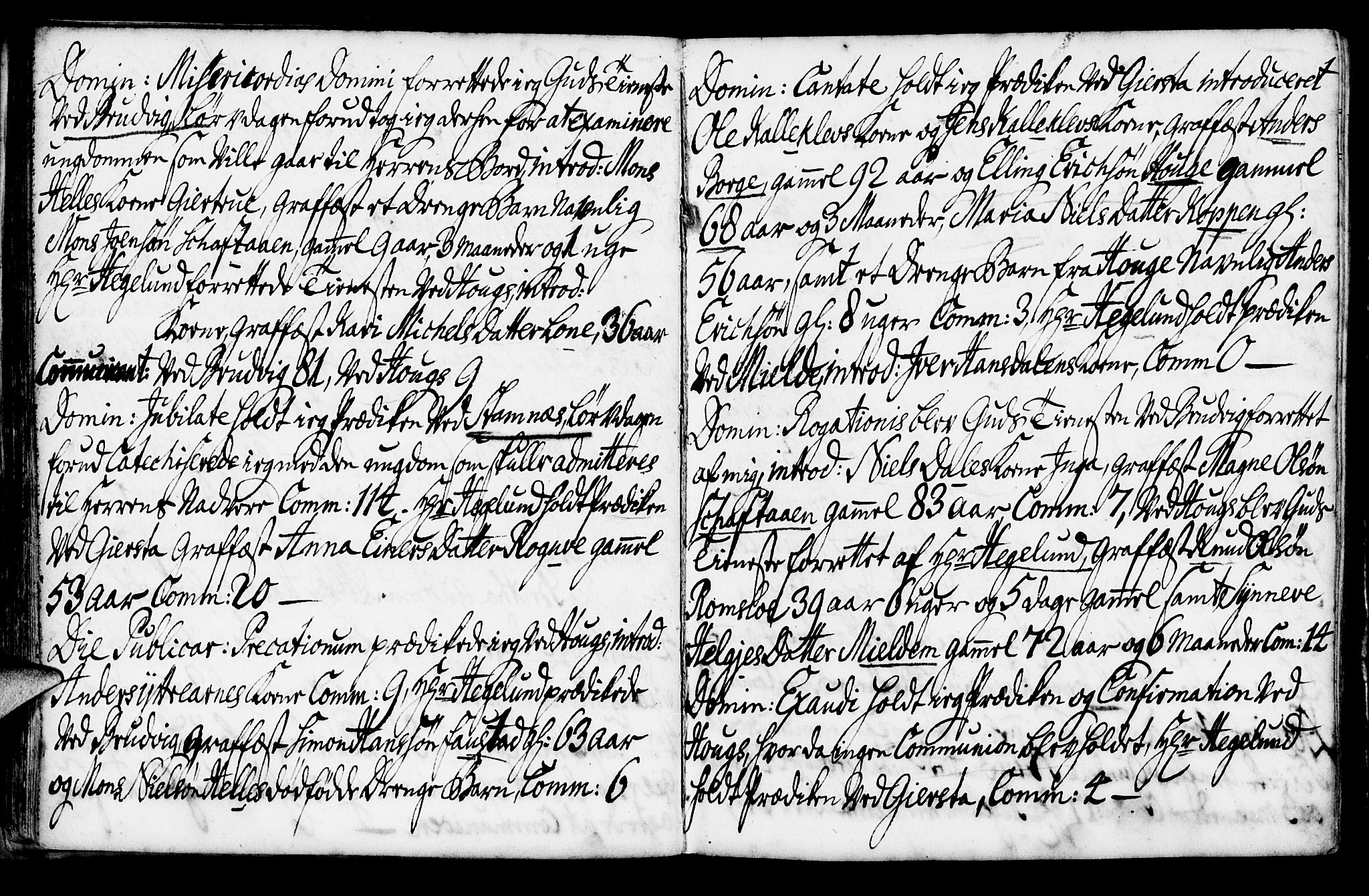 Haus sokneprestembete, SAB/A-75601/H/Haa: Parish register (official) no. A 7, 1748-1766, p. 35