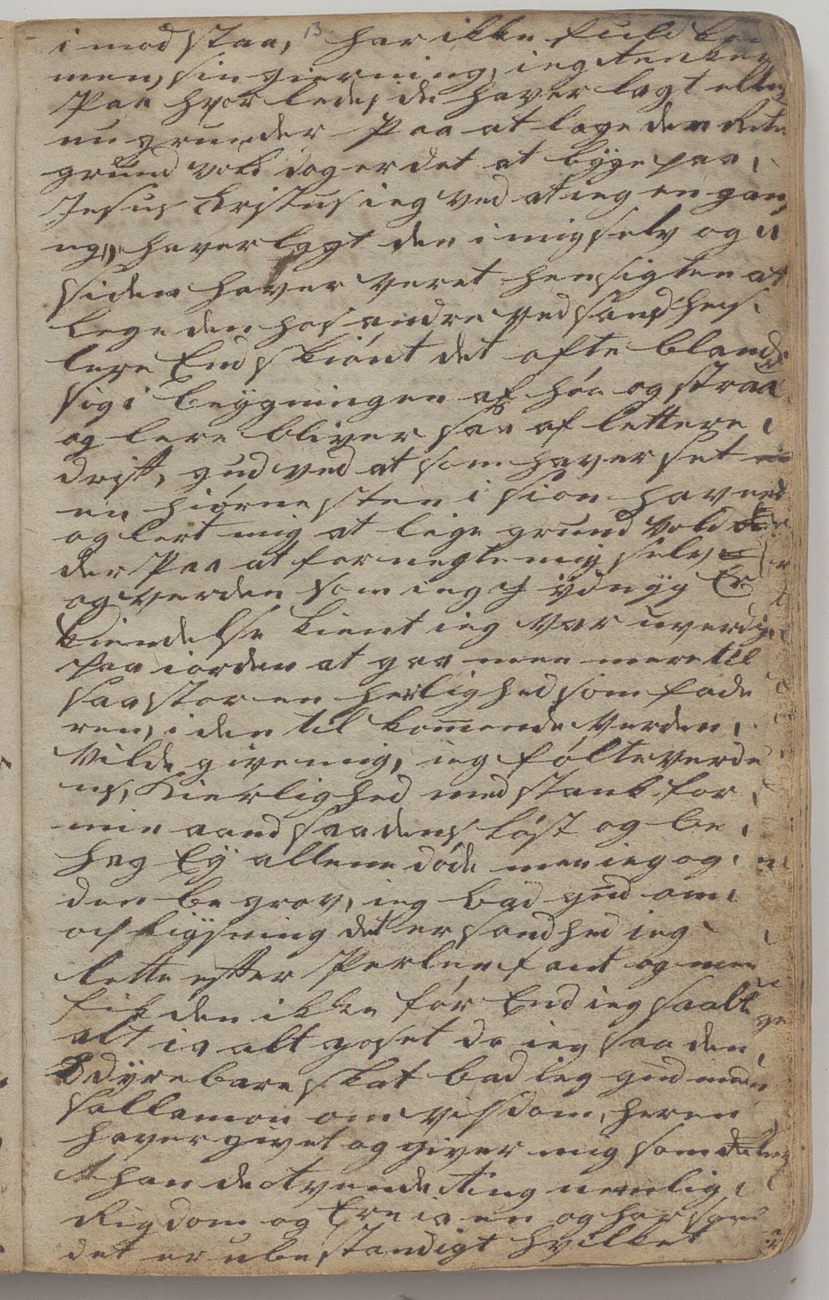 Heggtveitsamlingen, TMF/A-1007/H/L0045/0005: Brev, kopibøker, biografiske opptegnelser etc. / "Bøasæter", 1800-1820, p. 13
