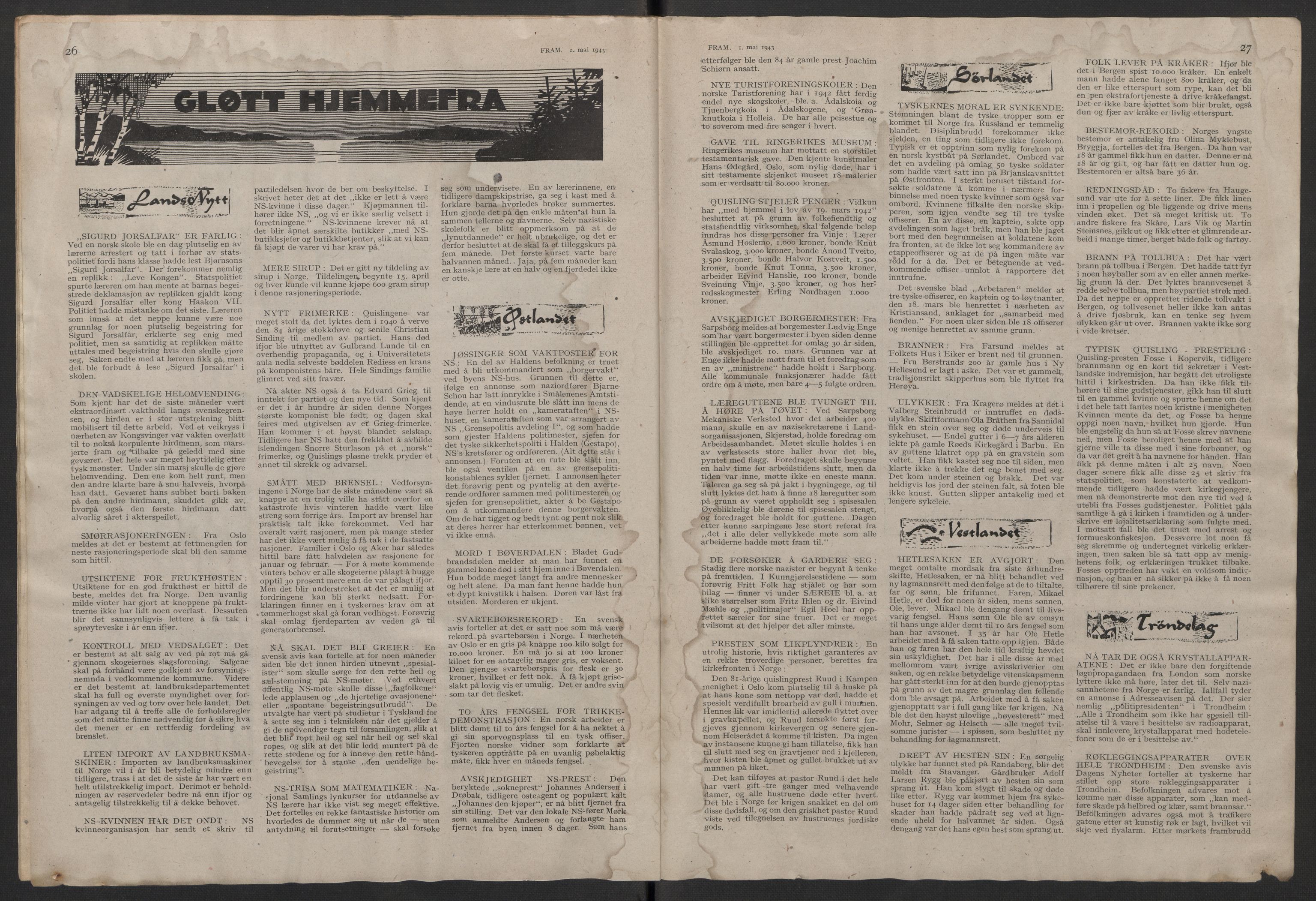 Forsvaret, Forsvarets krigshistoriske avdeling, AV/RA-RAFA-2017/Y/Yf/L0213: II-C-11-2143  -  Dokumenter fra krigens tid., 1940-1945, p. 337