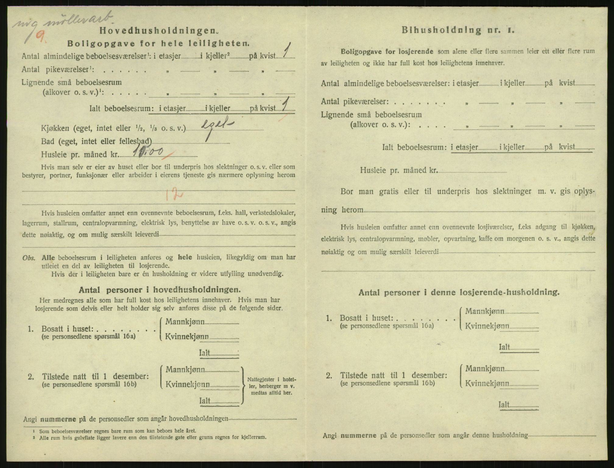 SAK, 1920 census for Grimstad, 1920, p. 2156