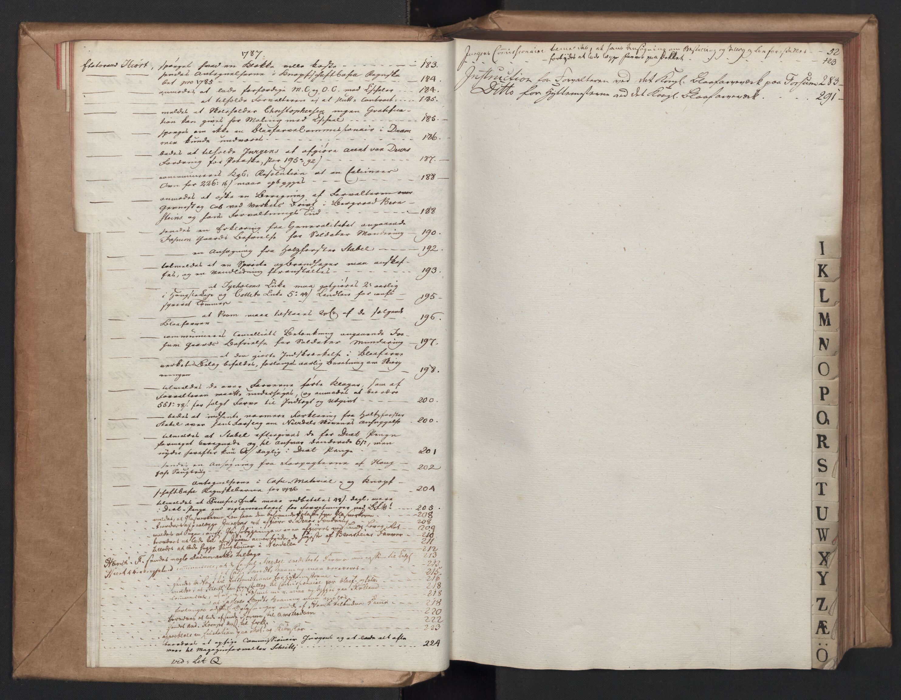 Rentekammeret, Renteskriverkontorene, AV/RA-EA-3115/O/Om/Oma/L0003: Kopibok B, 1785-1789