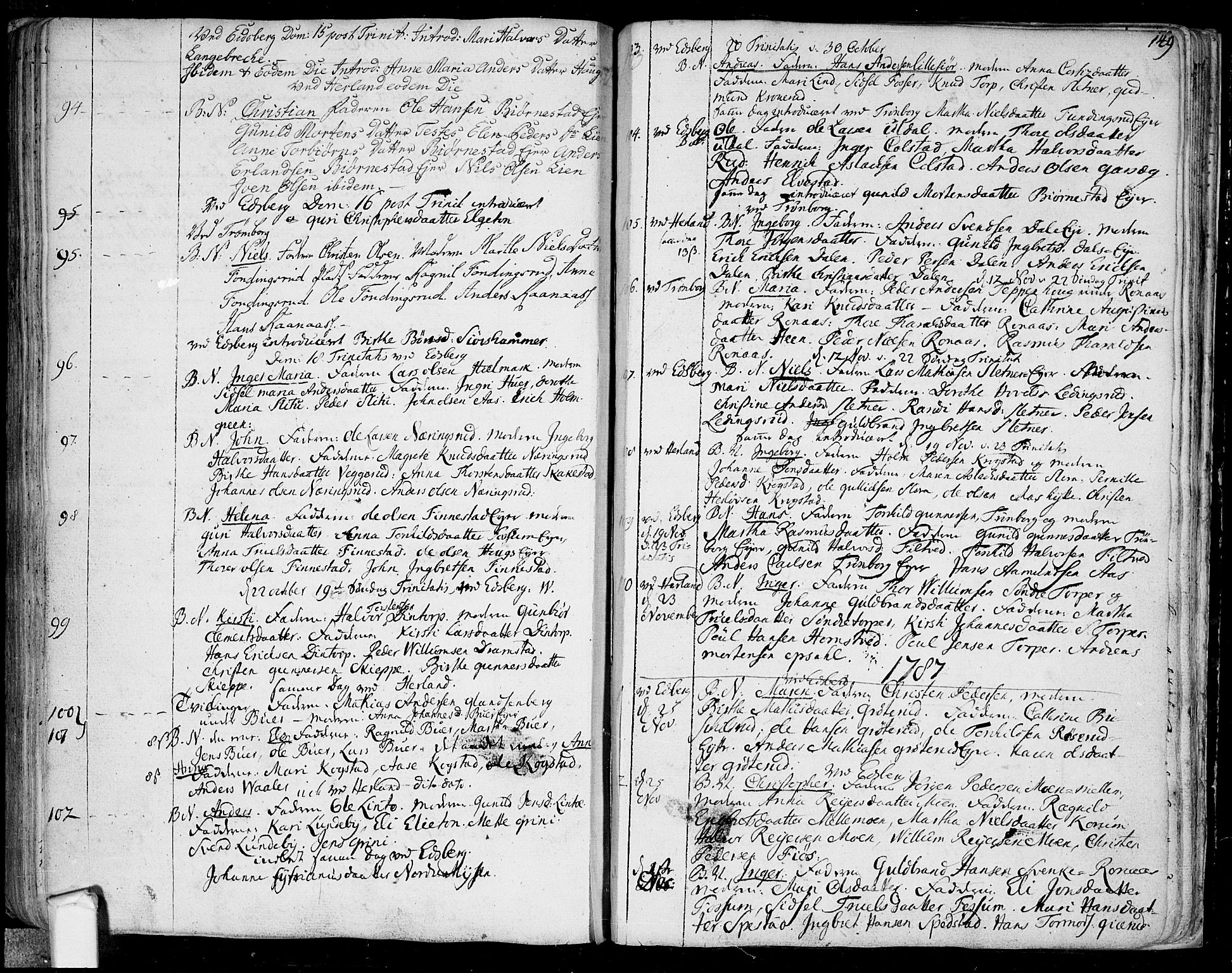 Eidsberg prestekontor Kirkebøker, SAO/A-10905/F/Fa/L0004: Parish register (official) no. I 4, 1759-1788, p. 149