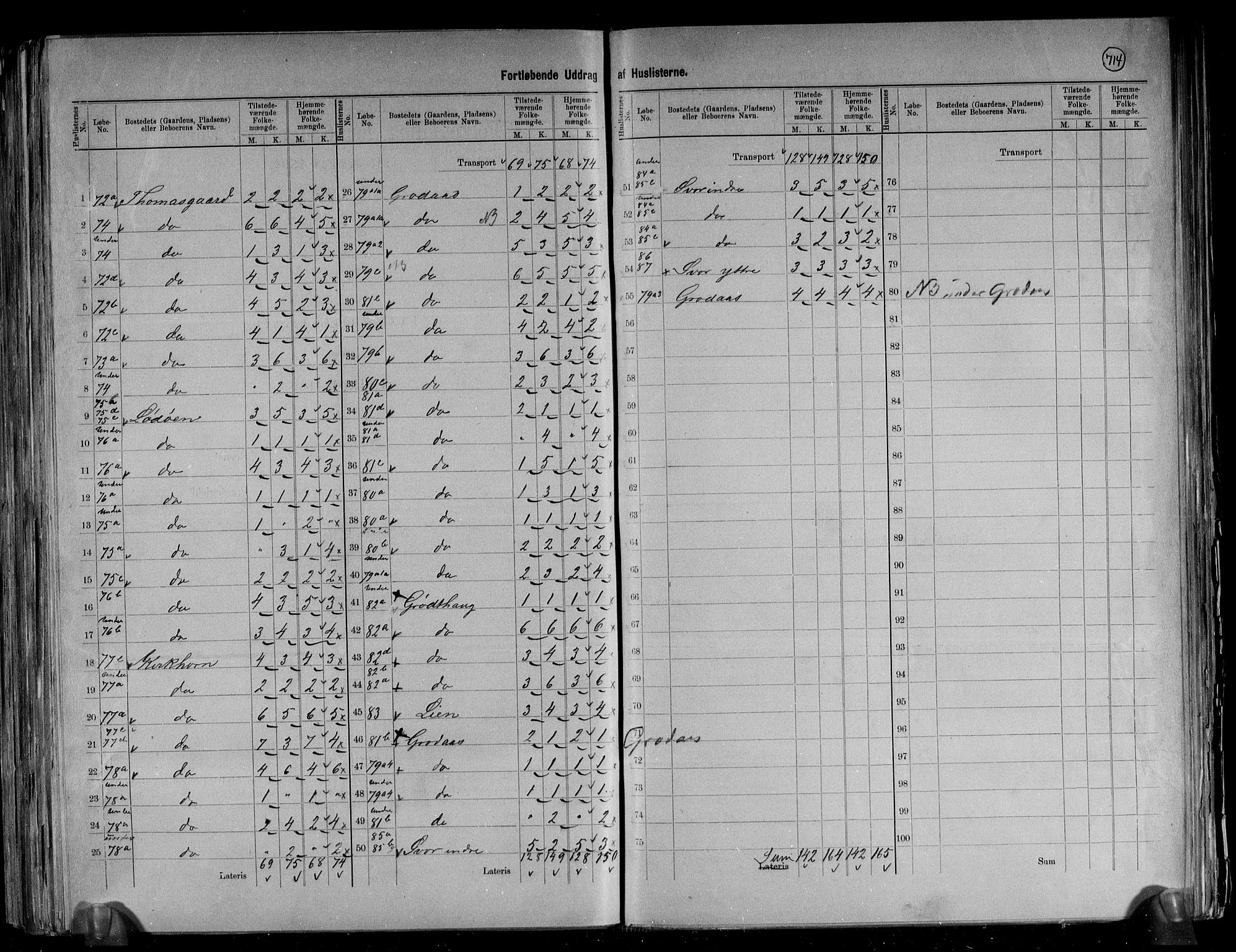 RA, 1891 census for 1444 Hornindal, 1891, p. 17