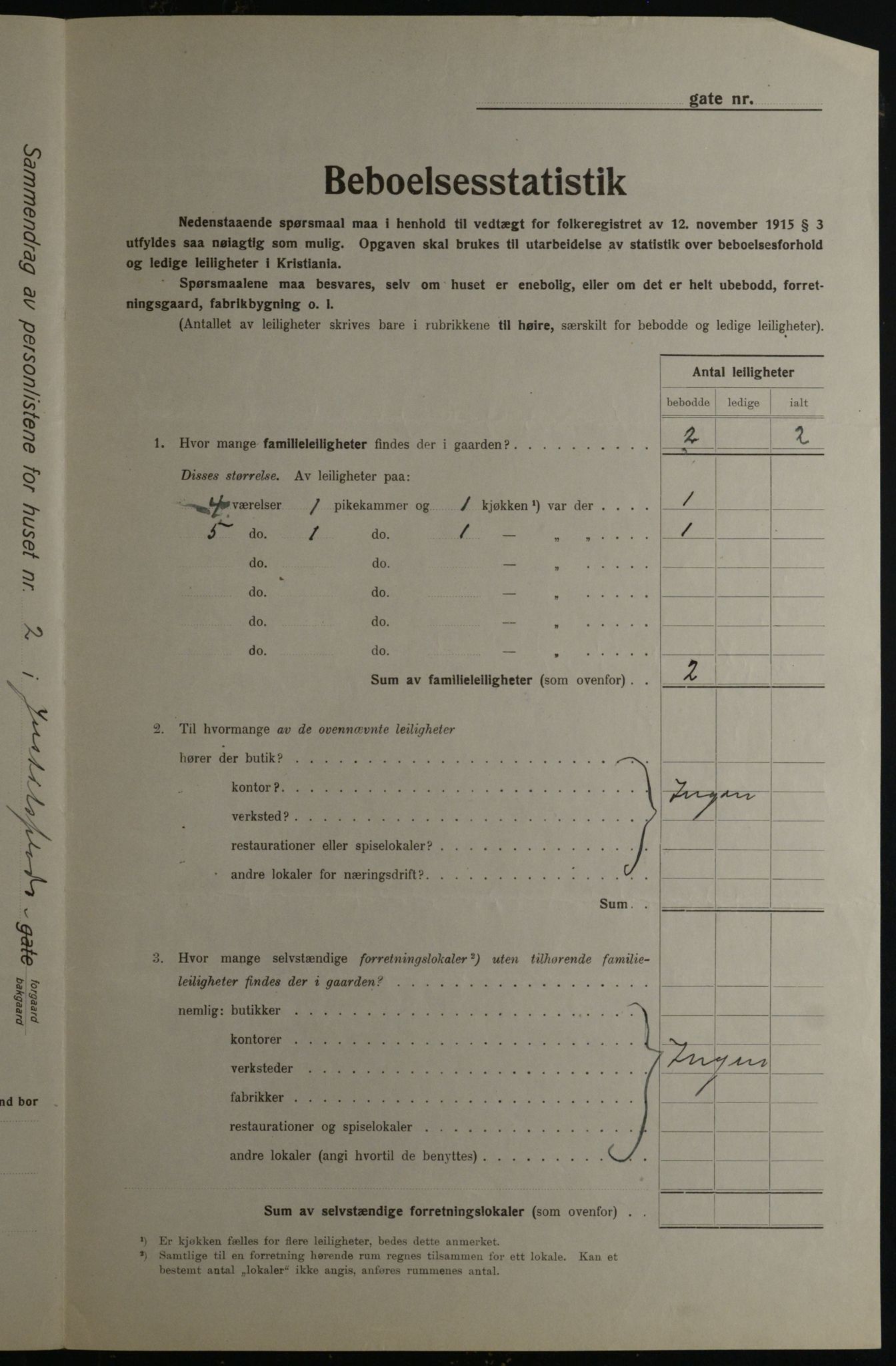 OBA, Municipal Census 1923 for Kristiania, 1923, p. 53566