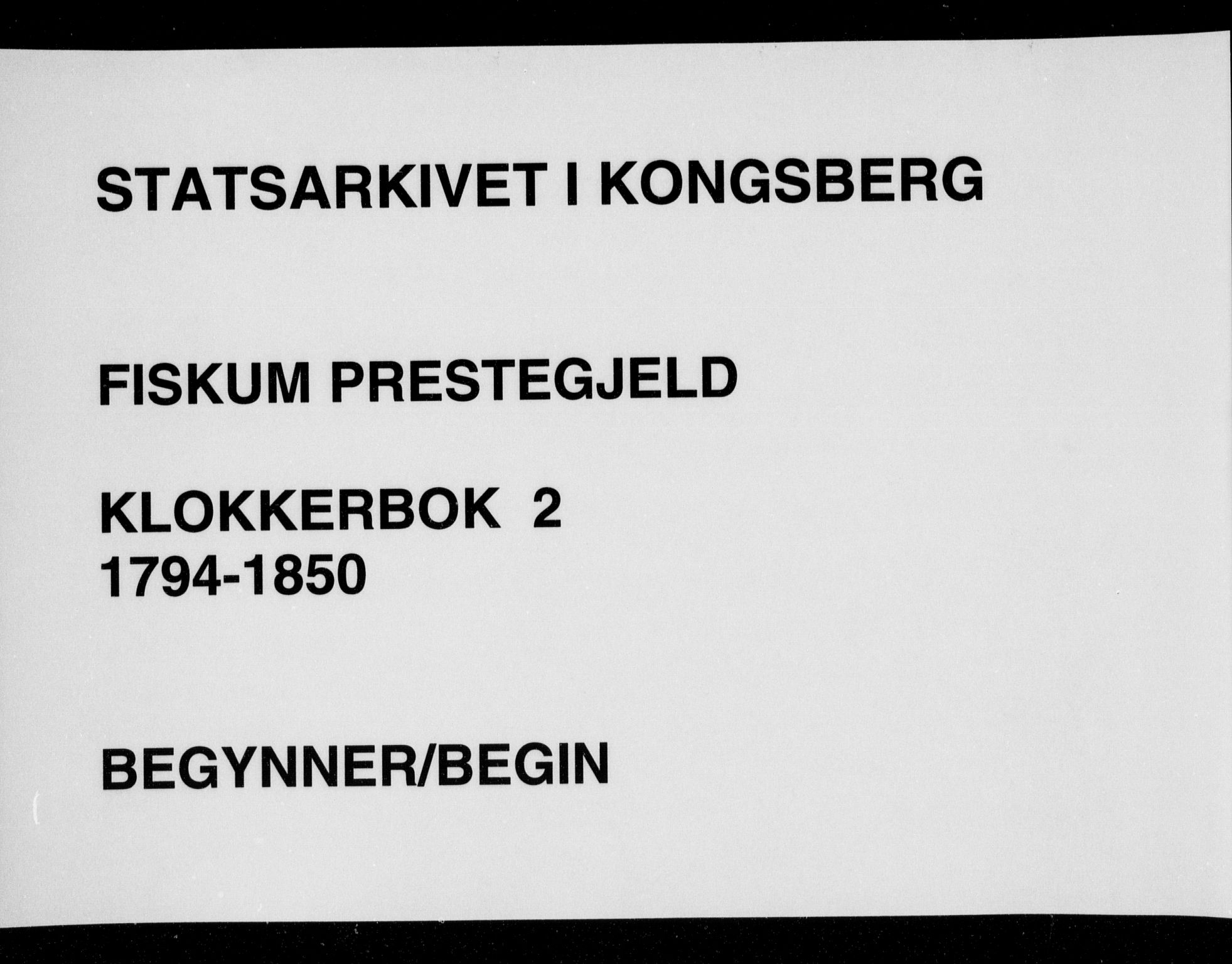 Fiskum kirkebøker, AV/SAKO-A-15/G/Ga/L0002: Parish register (copy) no. 2, 1794-1850