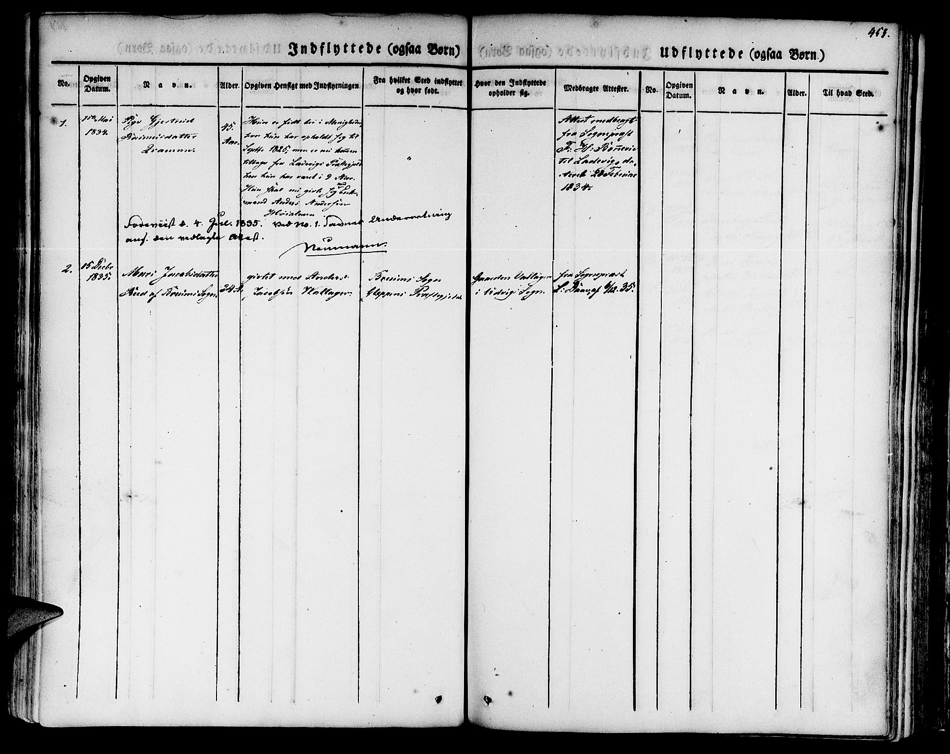 Innvik sokneprestembete, SAB/A-80501: Parish register (official) no. A 4II, 1832-1846, p. 453