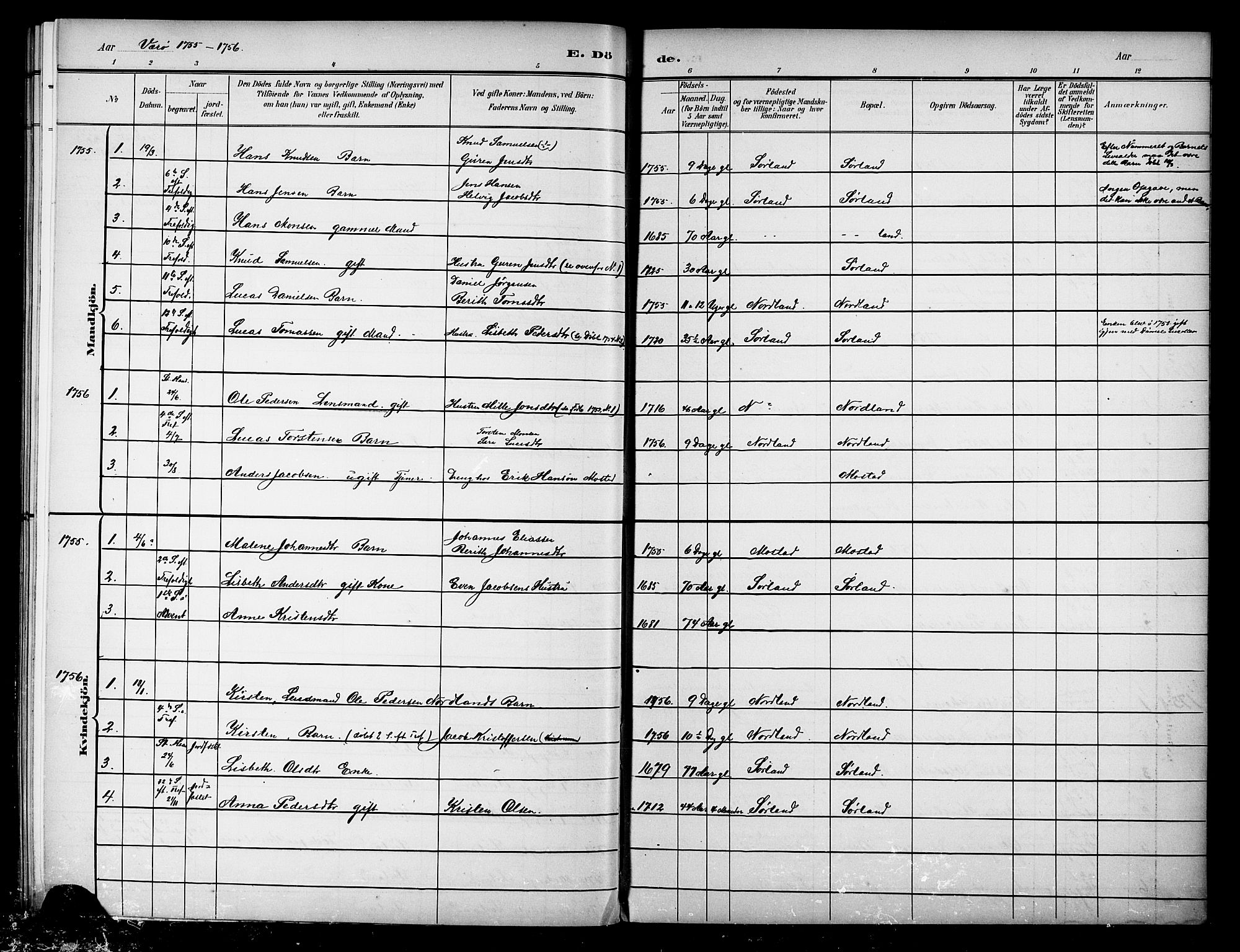 Ministerialprotokoller, klokkerbøker og fødselsregistre - Nordland, AV/SAT-A-1459/807/L0127: Parish register transcript no. 807D01, 1752-1788